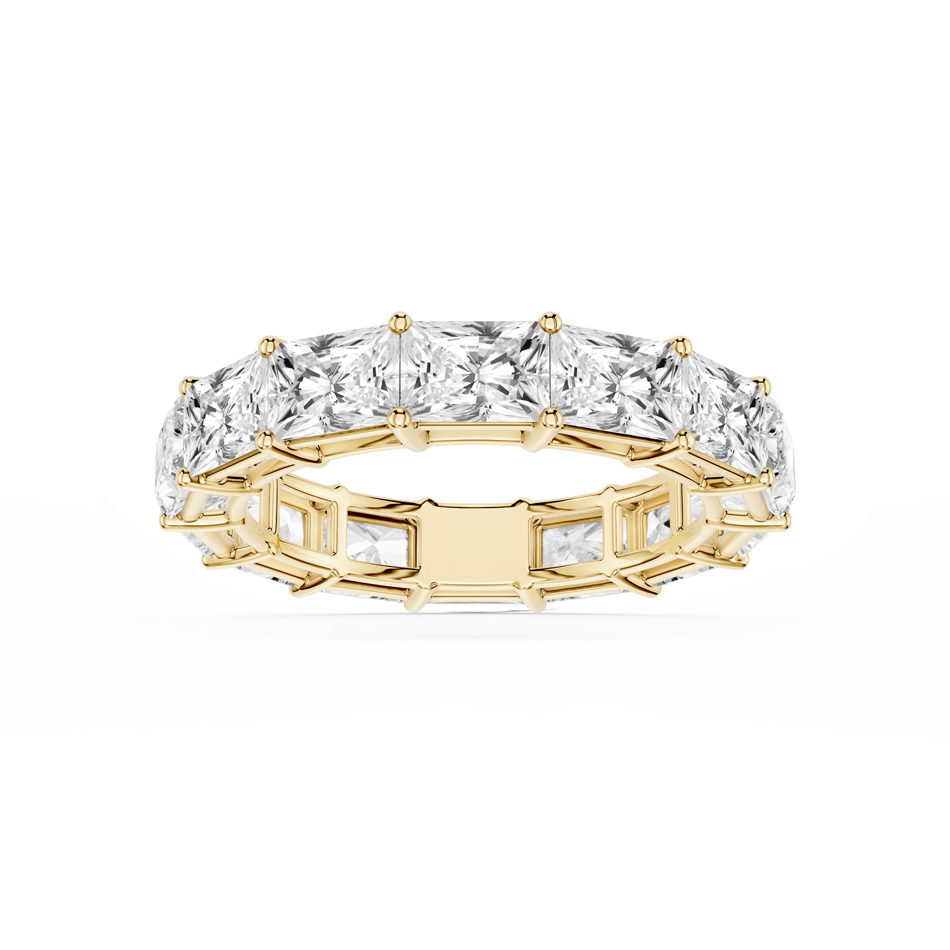 Lovea Ida Eternity Ring Radiantschliff – Gelbgold