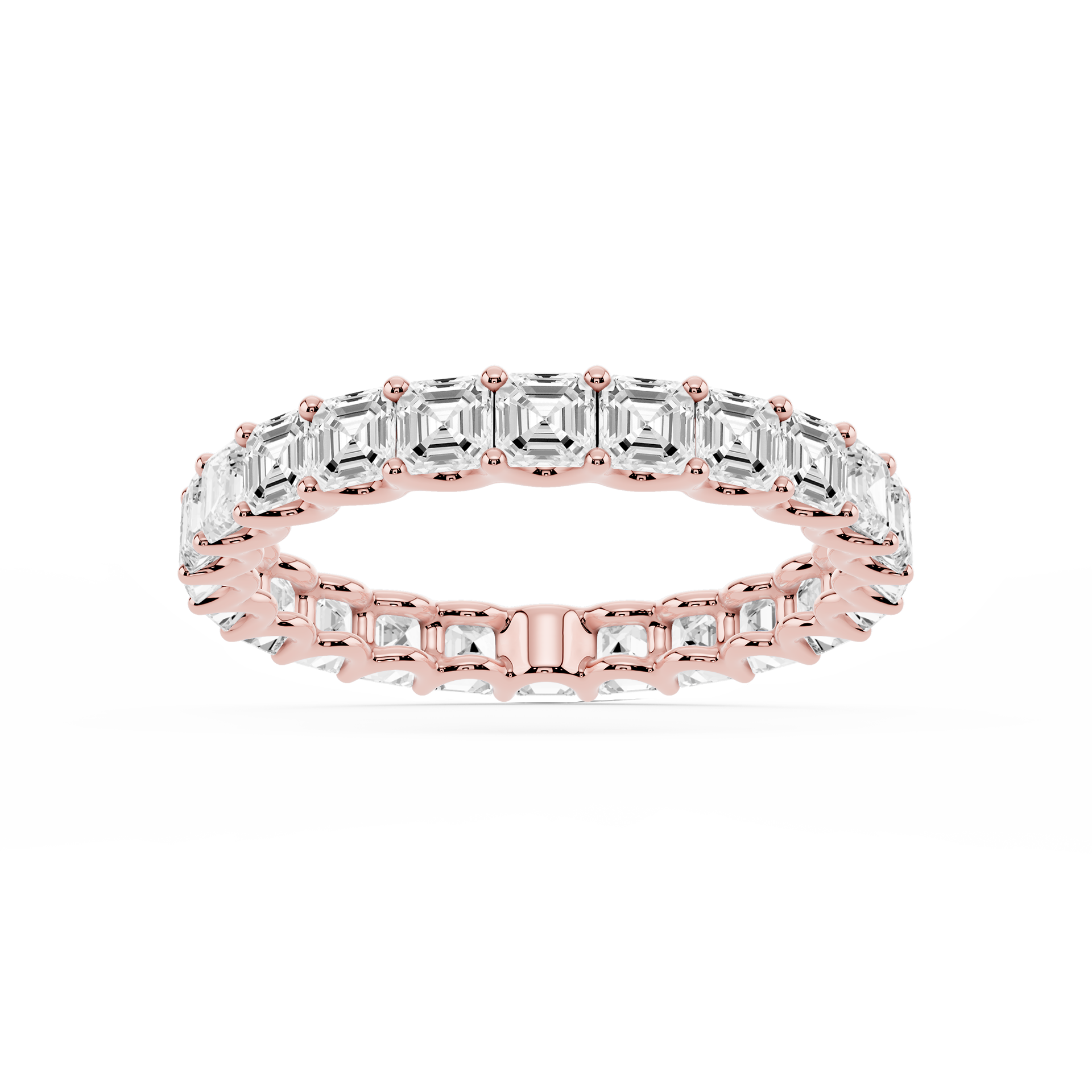 Lovea Romy Eternity Ring Asscherschliff – Roségold