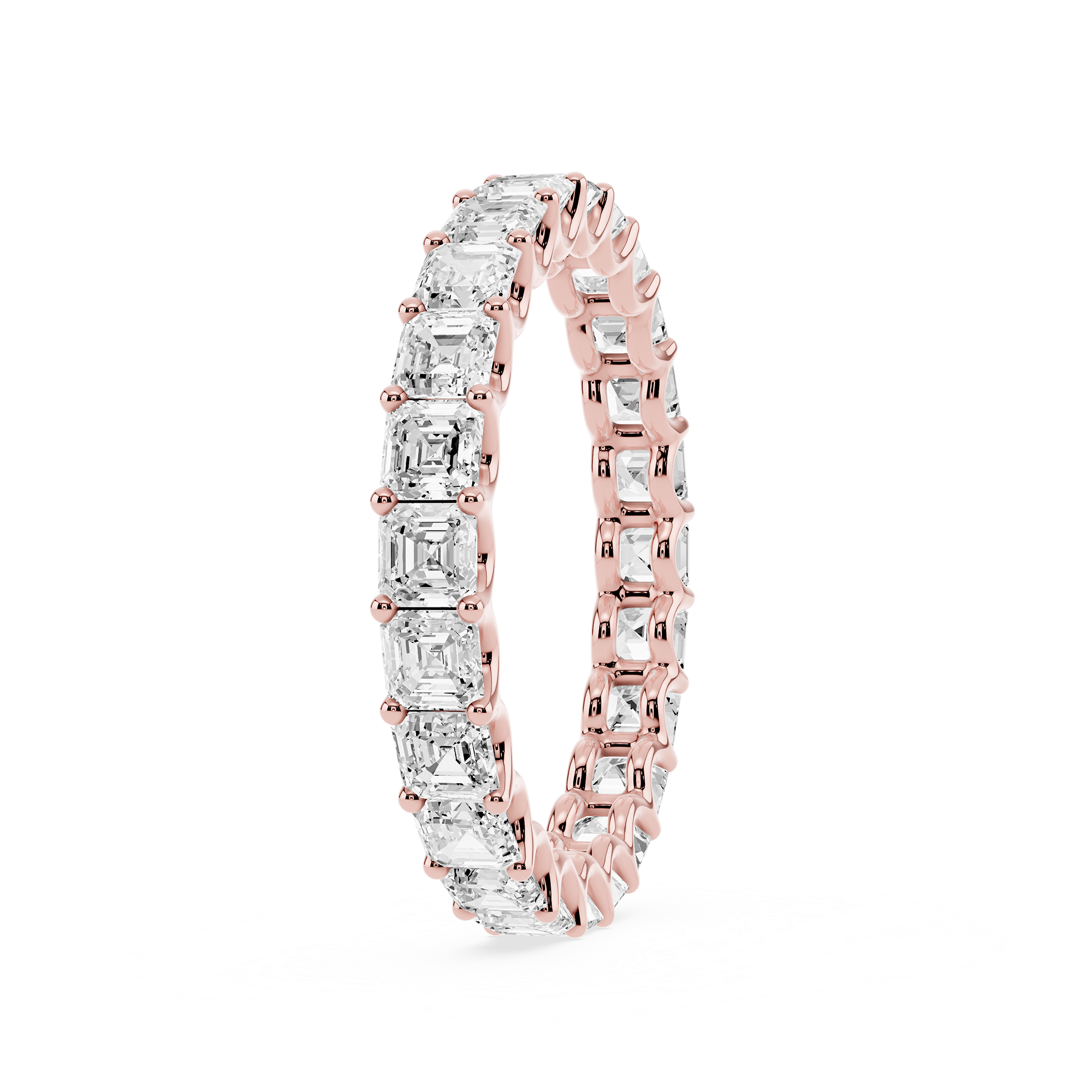 Lovea Romy Eternity Ring Asscherschliff – Roségold
