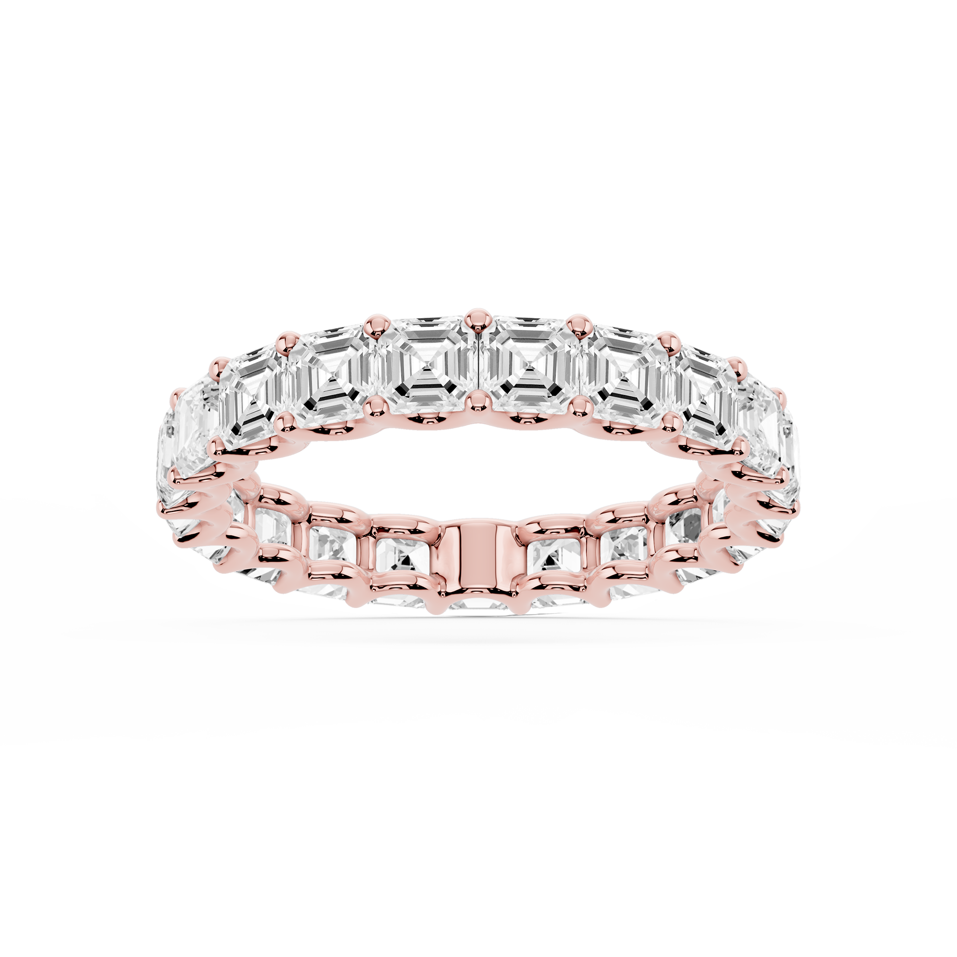 Lovea Romy Eternity Ring Asscherschliff – Roségold