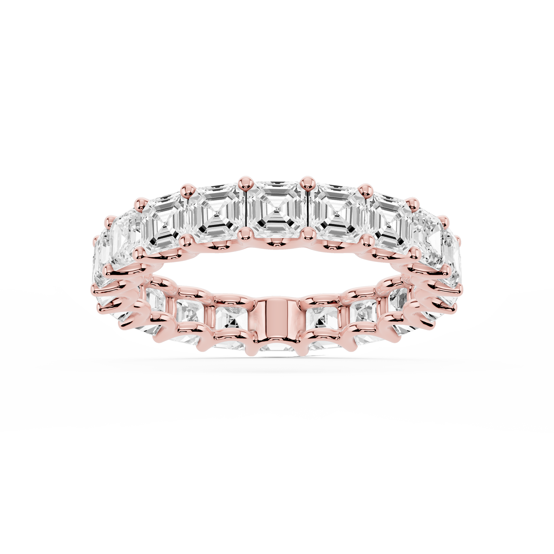Lovea Romy Eternity Ring Asscherschliff – Roségold