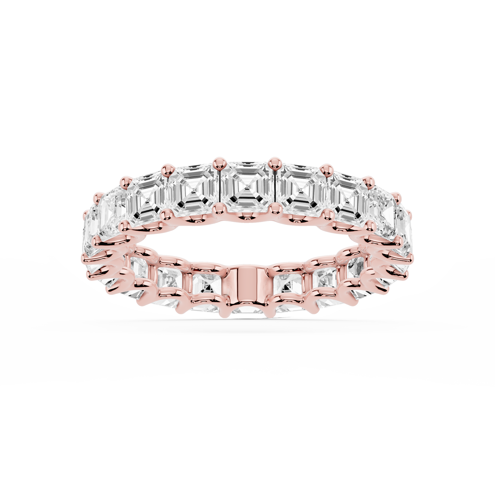 Lovea Romy Eternity Ring Asscherschliff – Roségold