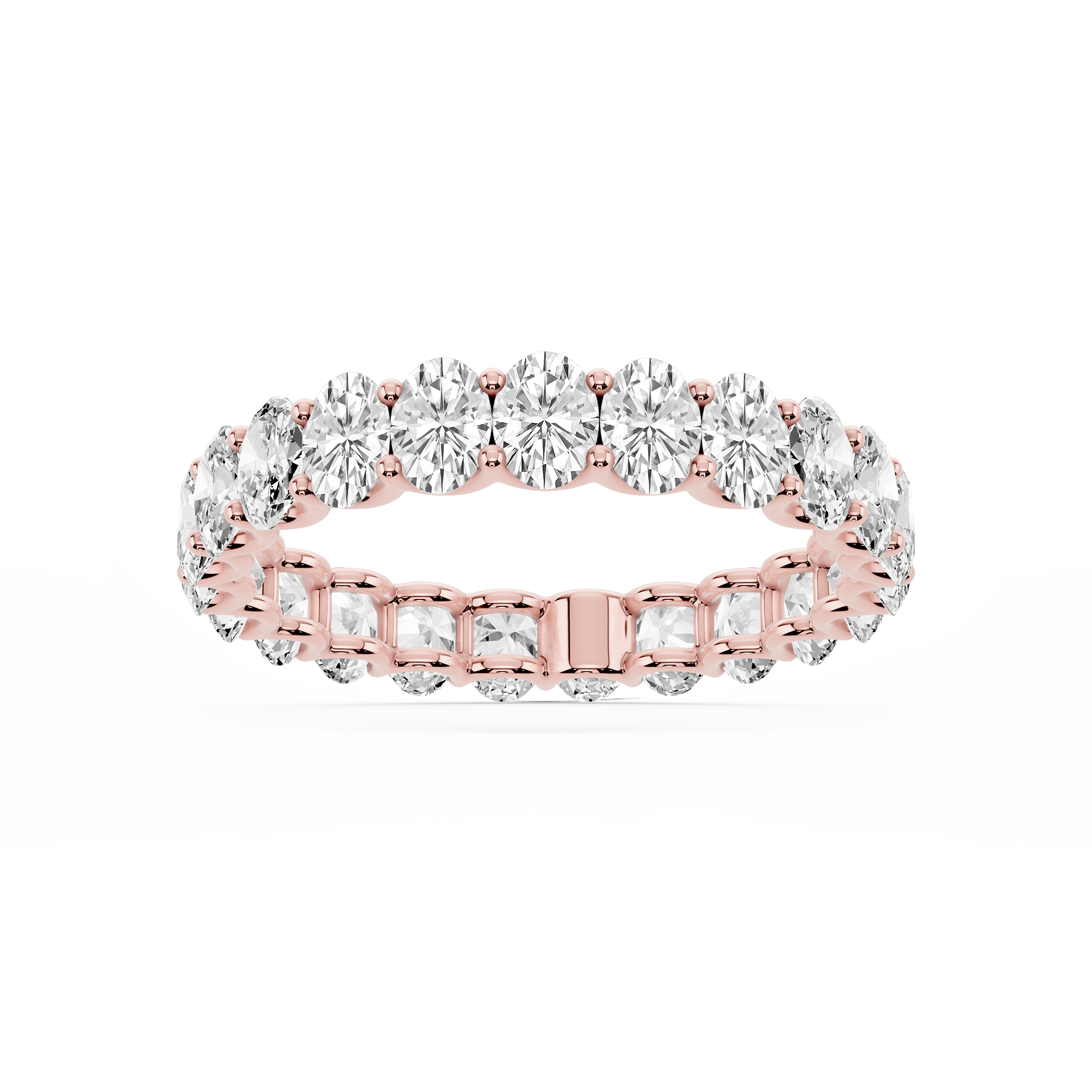 Lovea Romy Eternity Ring Ovalschliff – Roségold