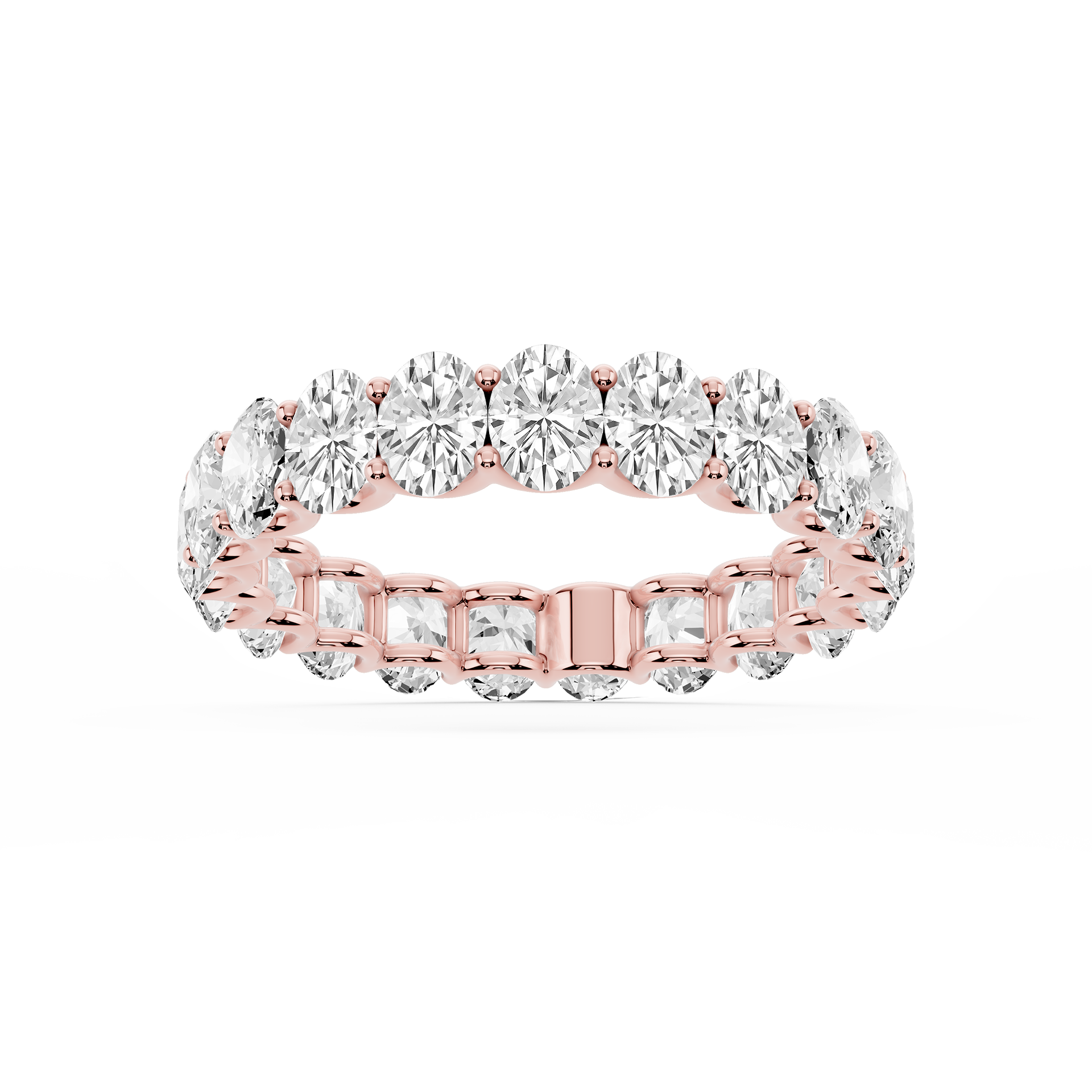 Lovea Romy Eternity Ring Ovalschliff – Roségold