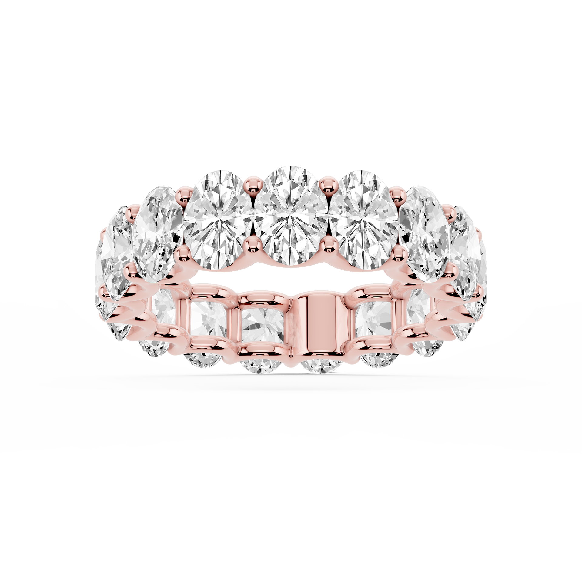 Lovea Romy Eternity Ring Ovalschliff – Roségold