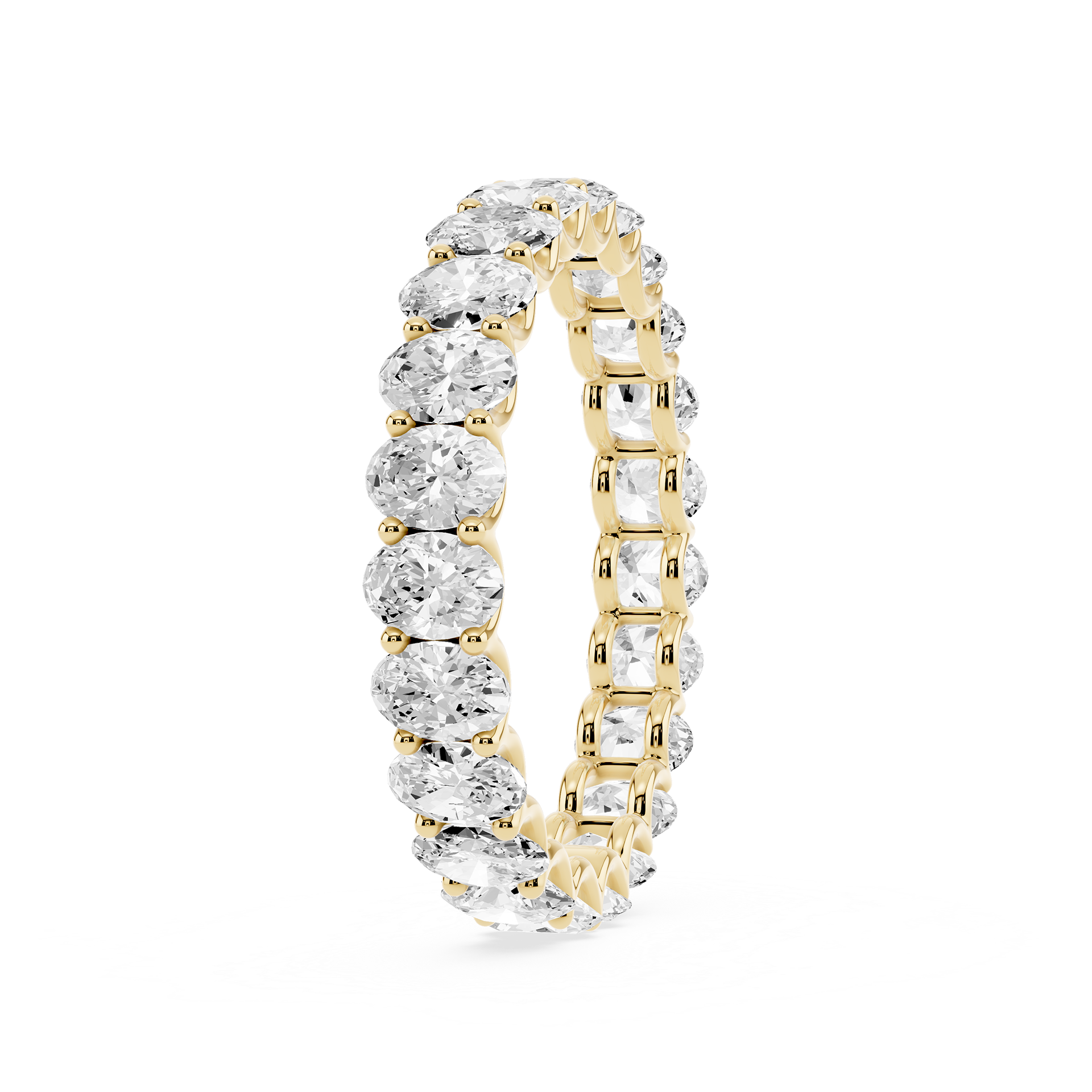 Lovea Romy Eternity Ring Ovalschliff – Gelbgold