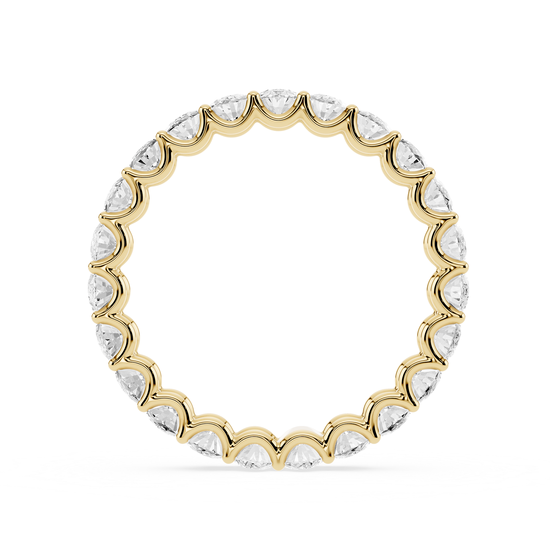 Lovea Romy Eternity Ring Ovalschliff – Gelbgold
