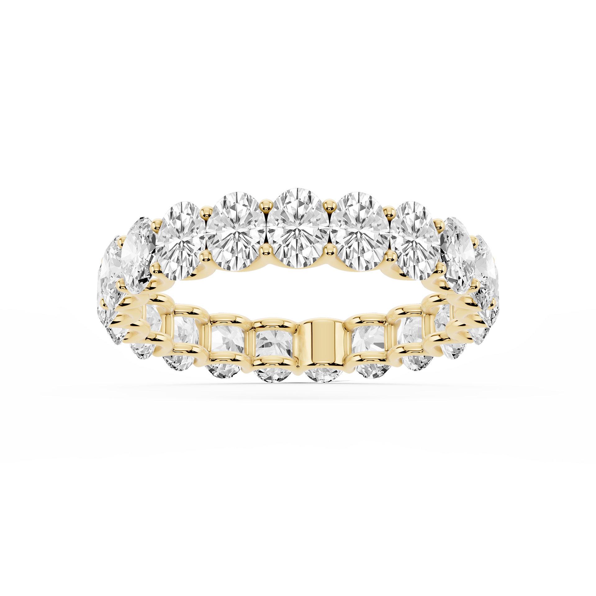 Lovea Romy Eternity Ring Ovalschliff – Gelbgold