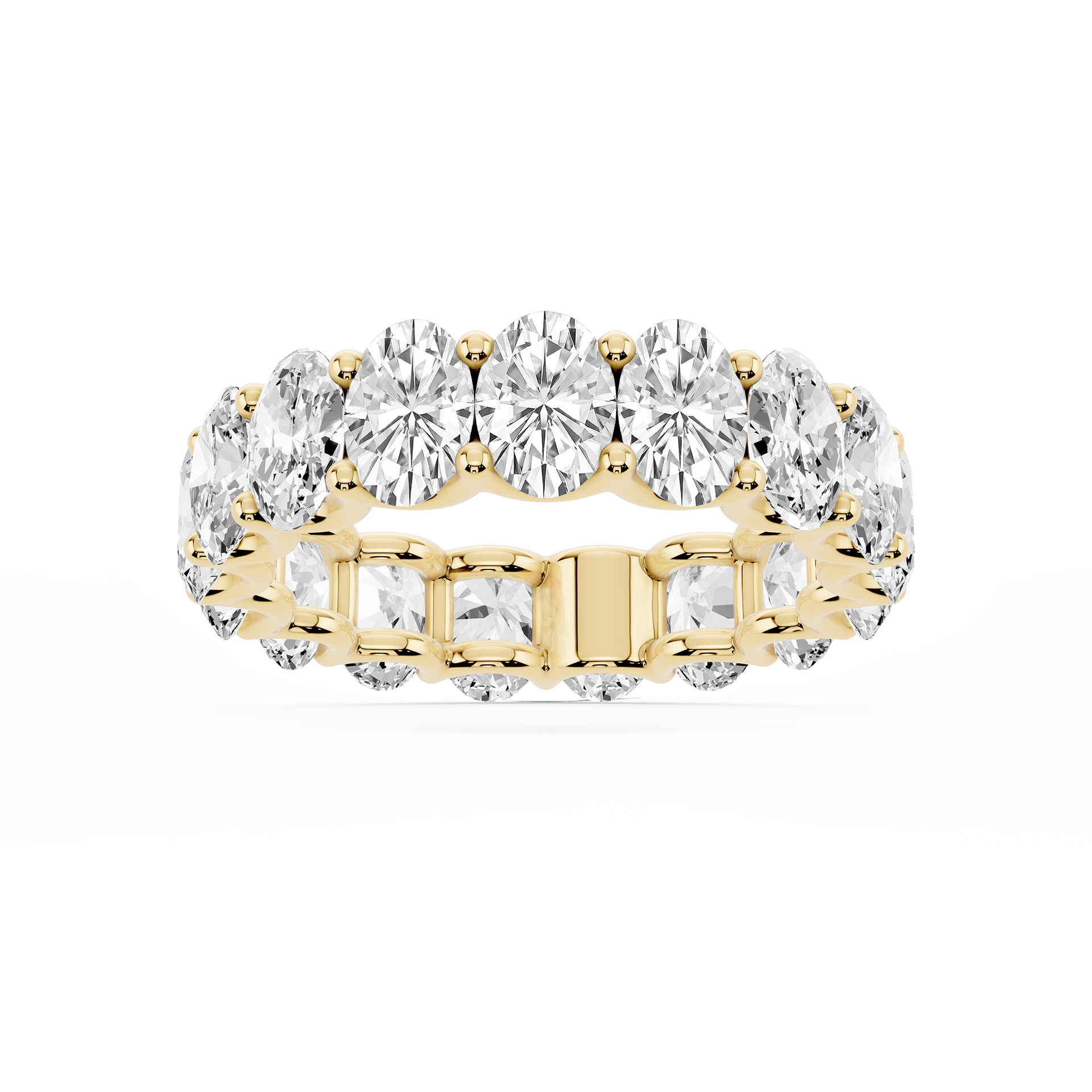 Lovea Romy Eternity Ring Ovalschliff – Gelbgold