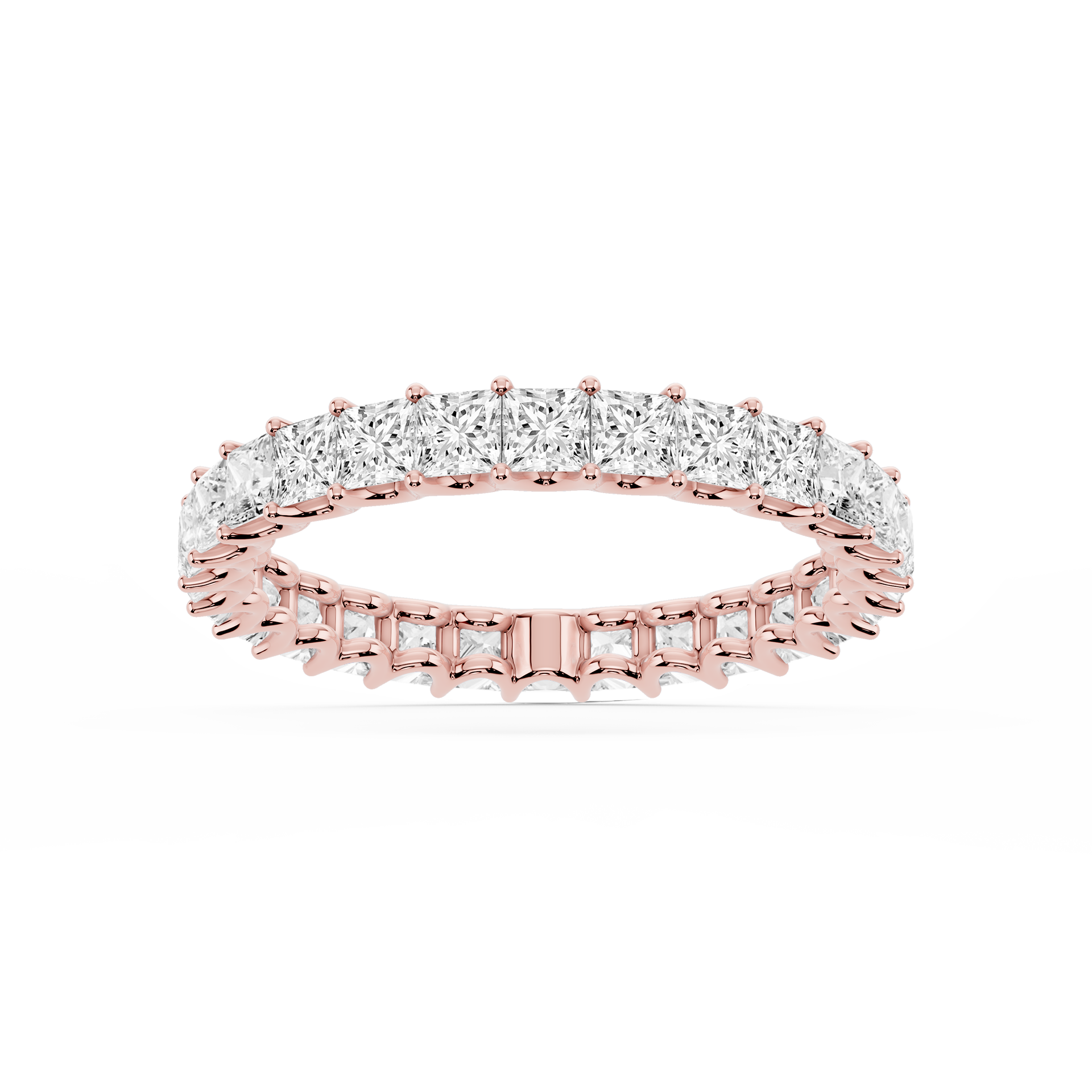 Lovea Romy Eternity Ring Prinzessschliff – Roségold