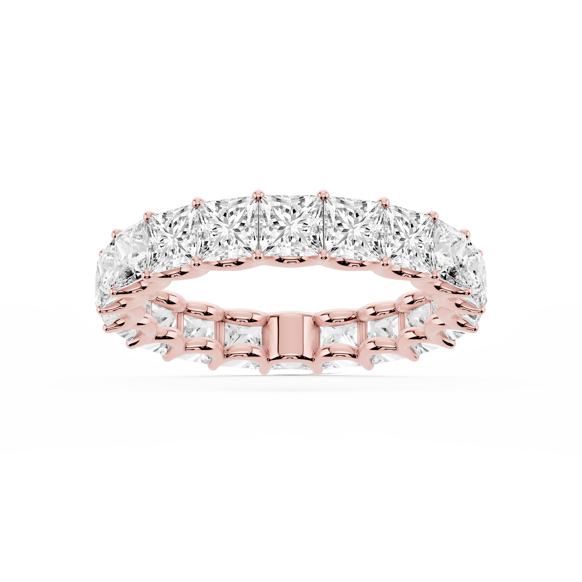 Lovea Romy Eternity Ring Prinzessschliff – Roségold