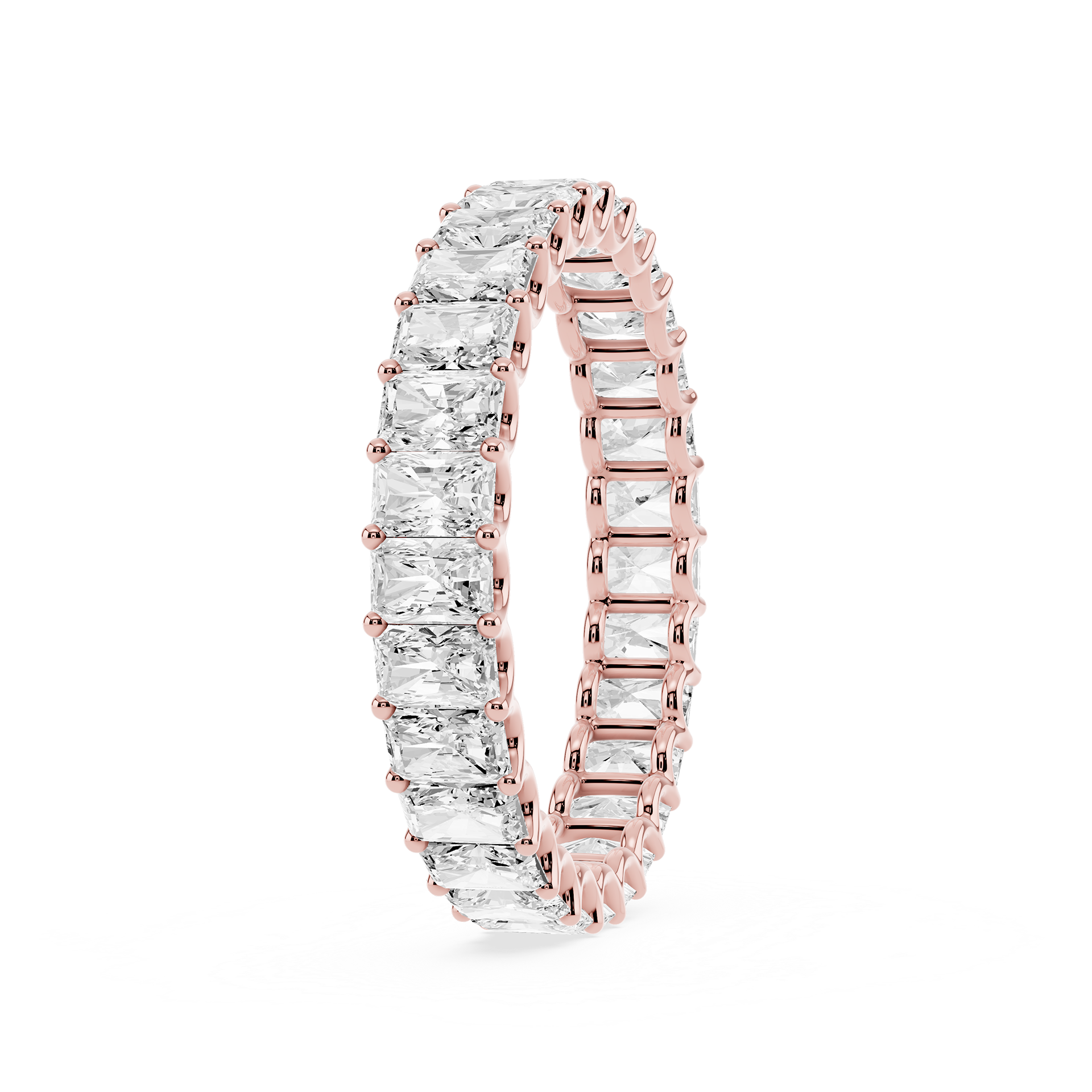 Lovea Romy Eternity Ring Radiantschliff – Roségold