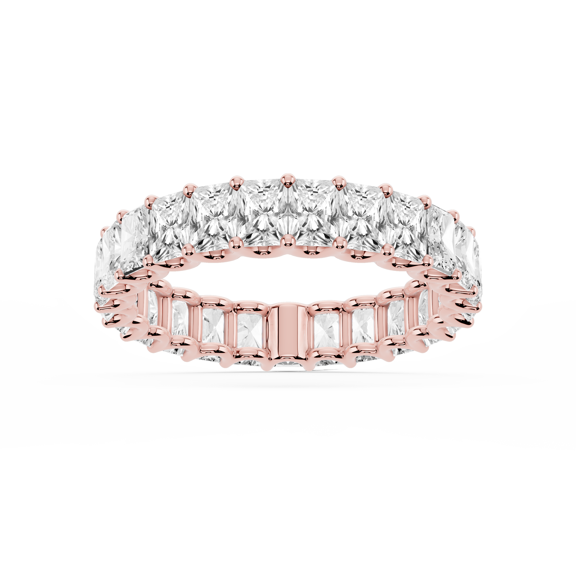 Lovea Romy Eternity Ring Radiantschliff – Roségold