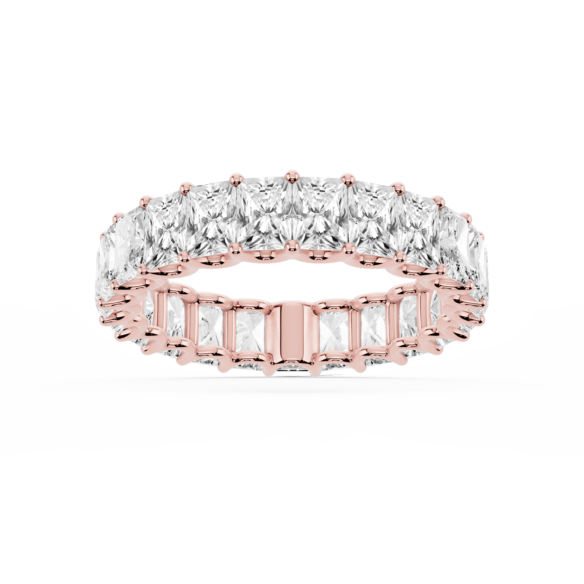 Lovea Romy Eternity Ring Radiantschliff – Roségold
