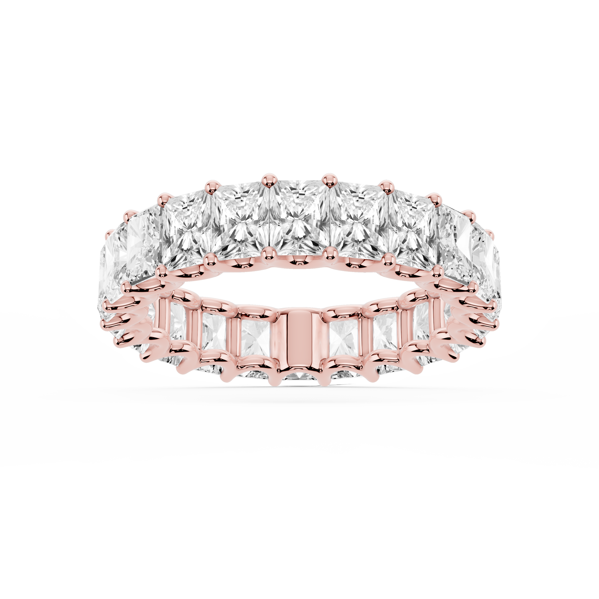 Lovea Romy Eternity Ring Radiantschliff – Roségold