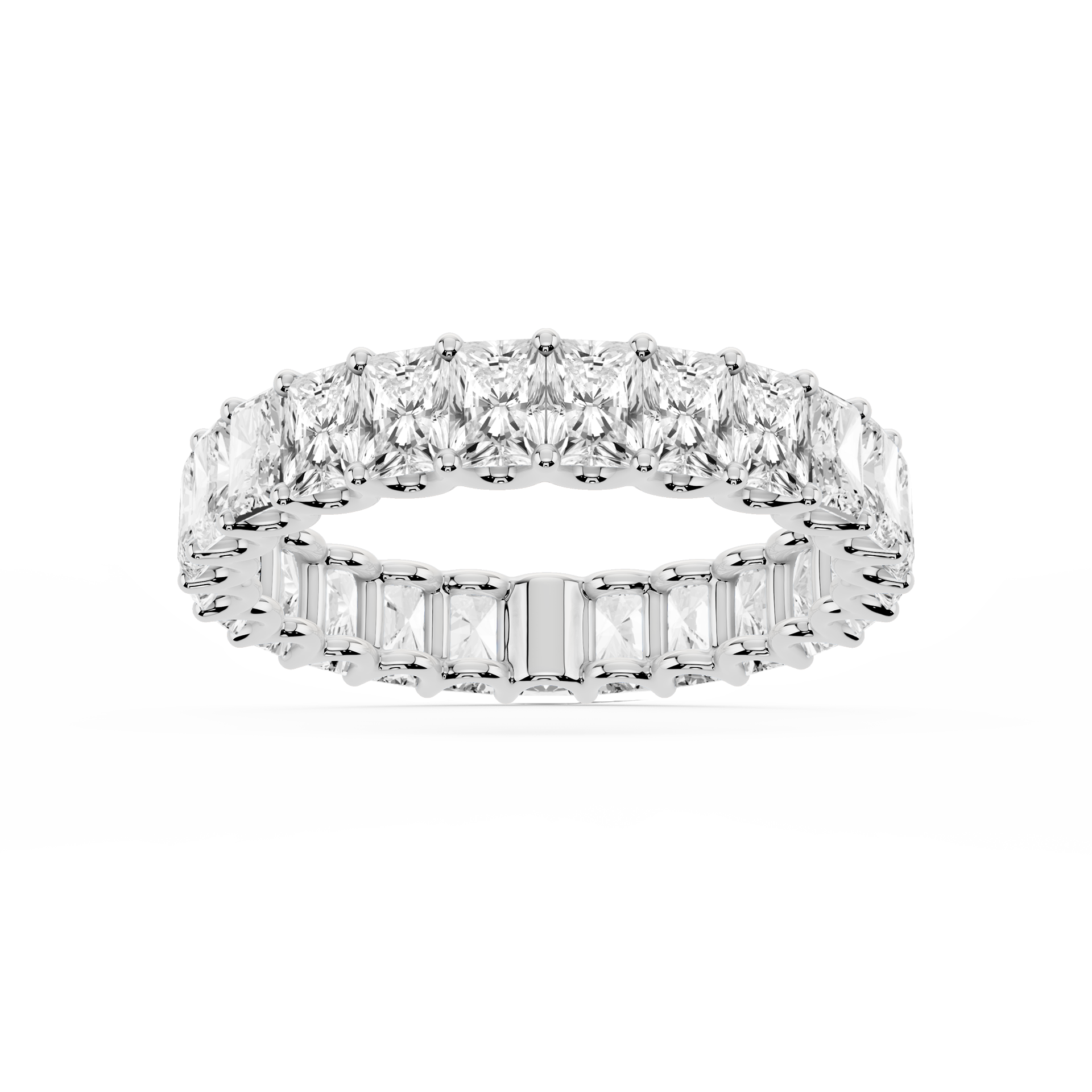 Lovea Romy Eternity Ring Radiantschliff – Weißgold