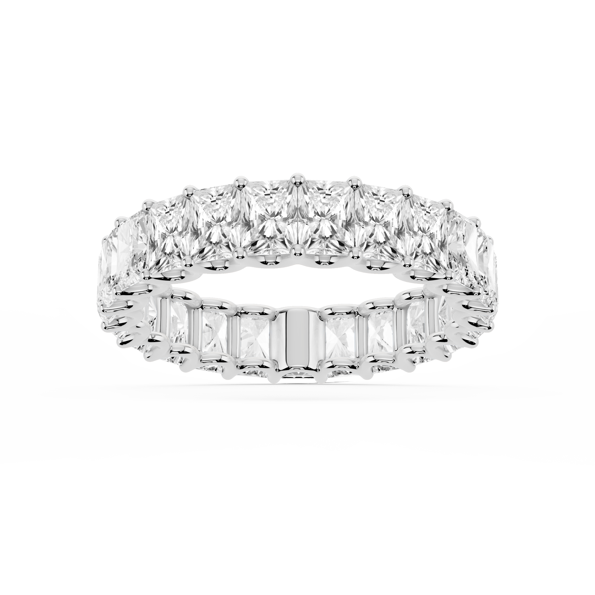 Lovea Romy Eternity Ring Radiantschliff – Weißgold
