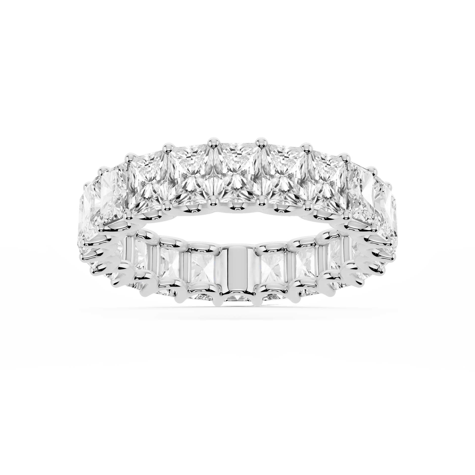 Lovea Romy Eternity Ring Radiantschliff – Weißgold