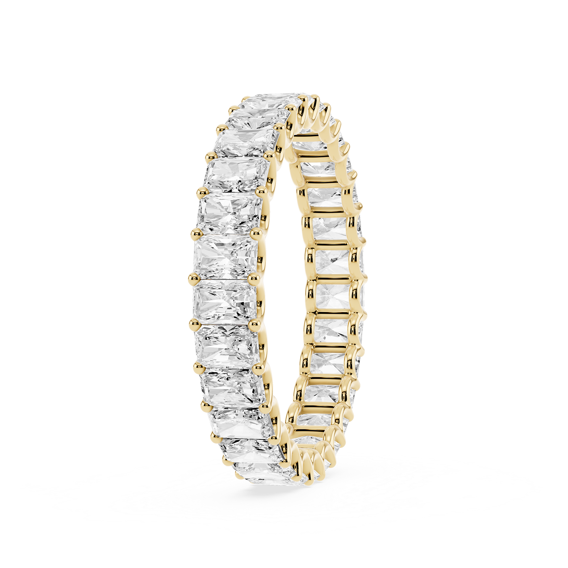 Lovea Romy Eternity Ring Radiantschliff – Gelbgold