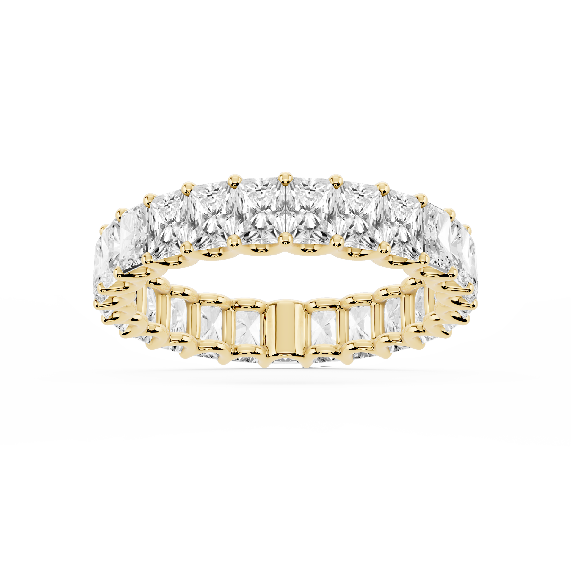 Lovea Romy Eternity Ring Radiantschliff – Gelbgold