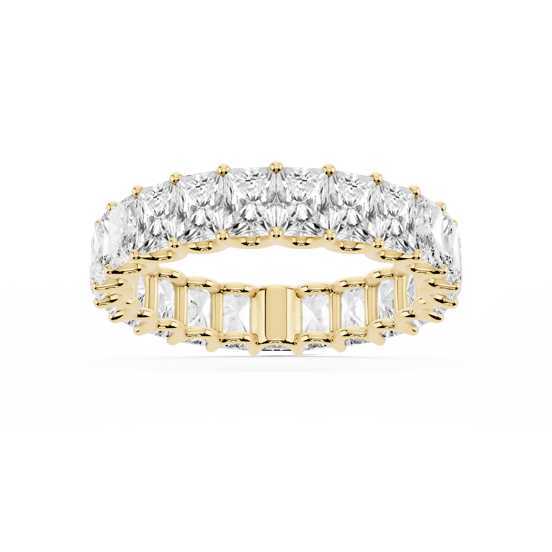 Lovea Romy Eternity Ring Radiantschliff – Gelbgold