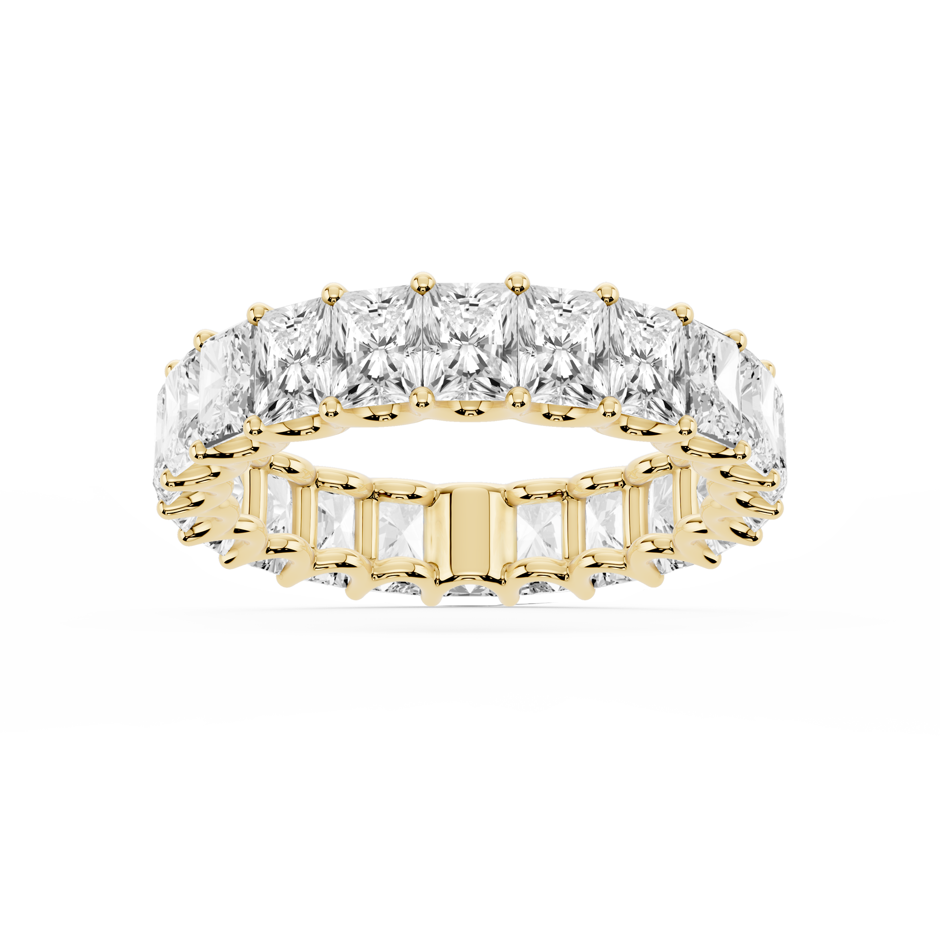 Lovea Romy Eternity Ring Radiantschliff – Gelbgold