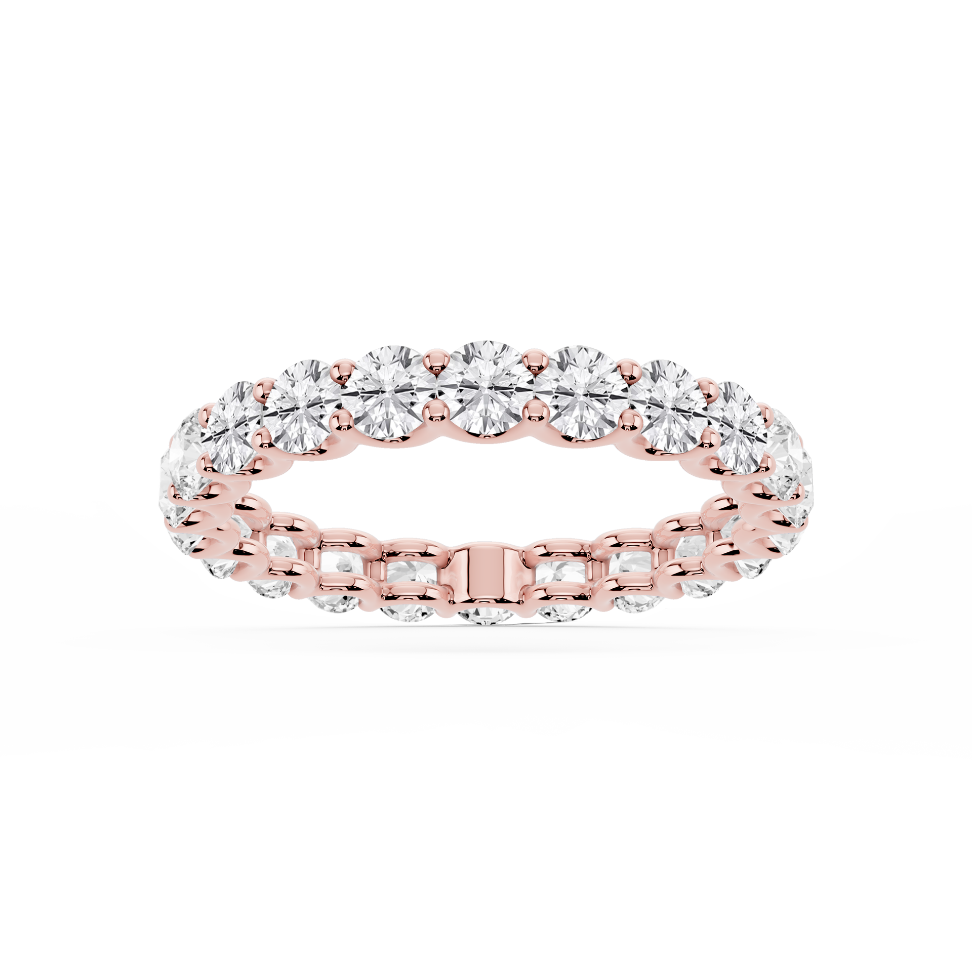 Lovea Romy Eternity Ring Rundschliff – Roségold