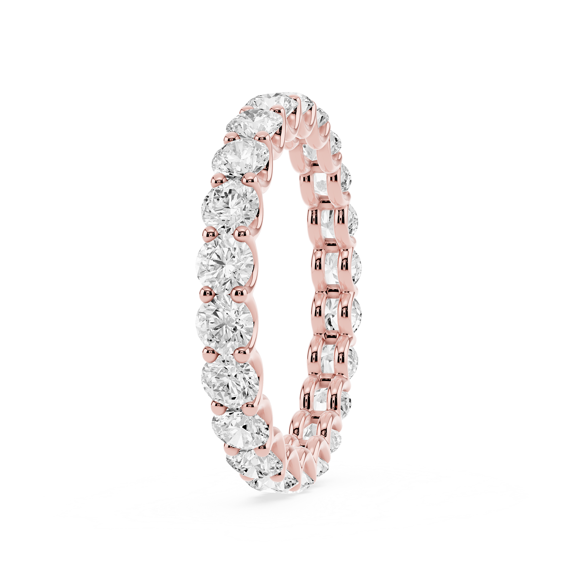 Lovea Romy Eternity Ring Rundschliff – Roségold