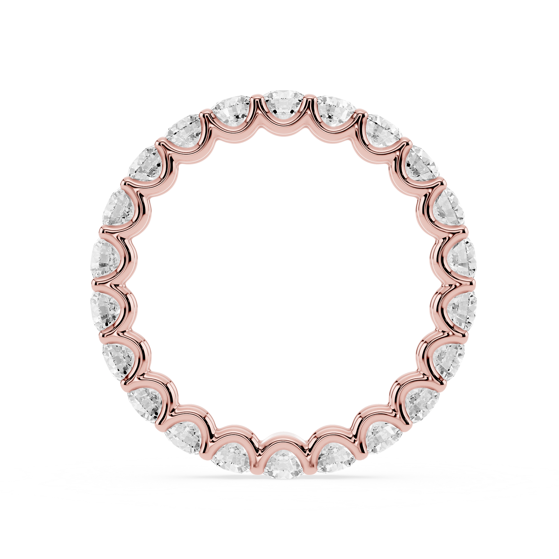 Lovea Romy Eternity Ring Rundschliff – Roségold