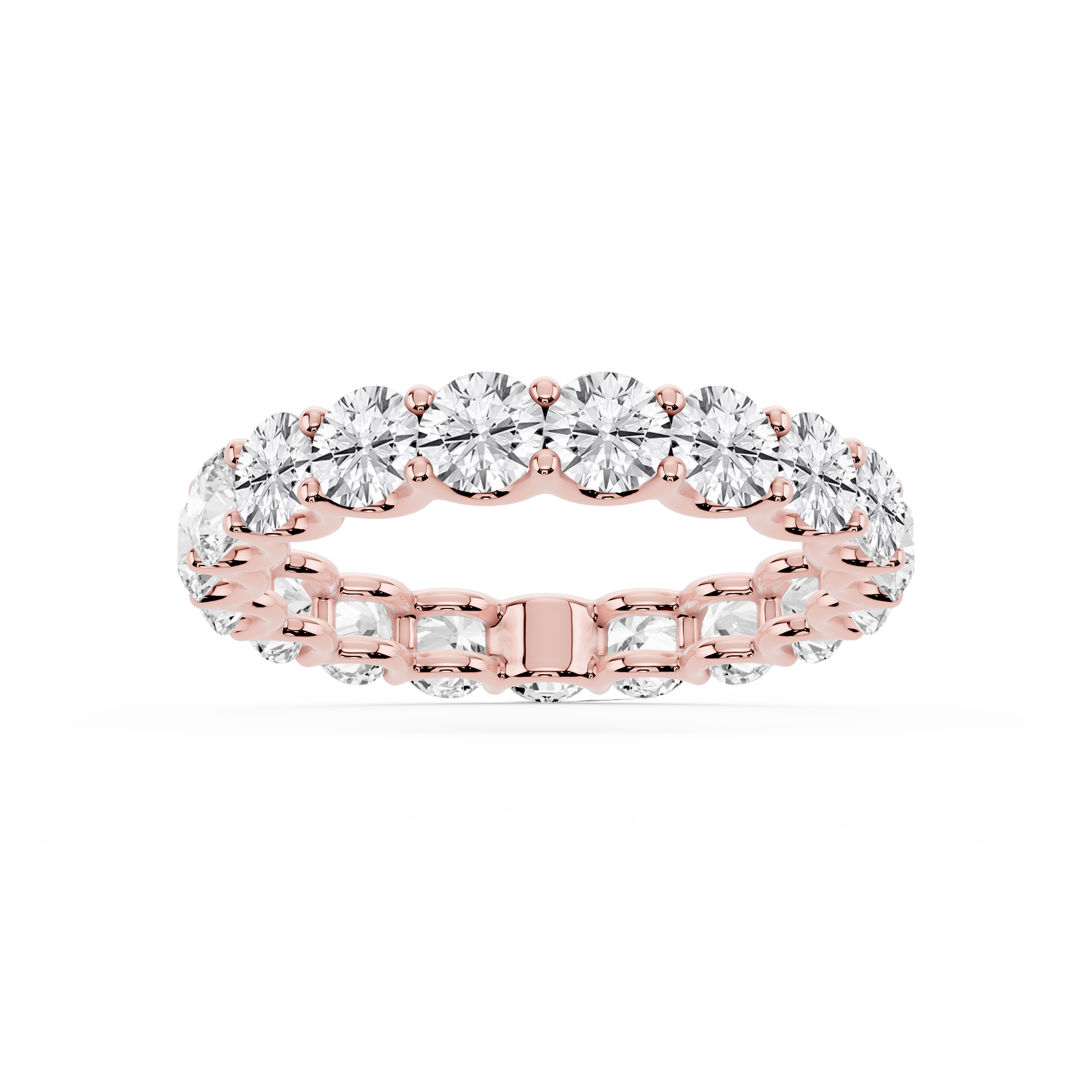 Lovea Romy Eternity Ring Rundschliff – Roségold