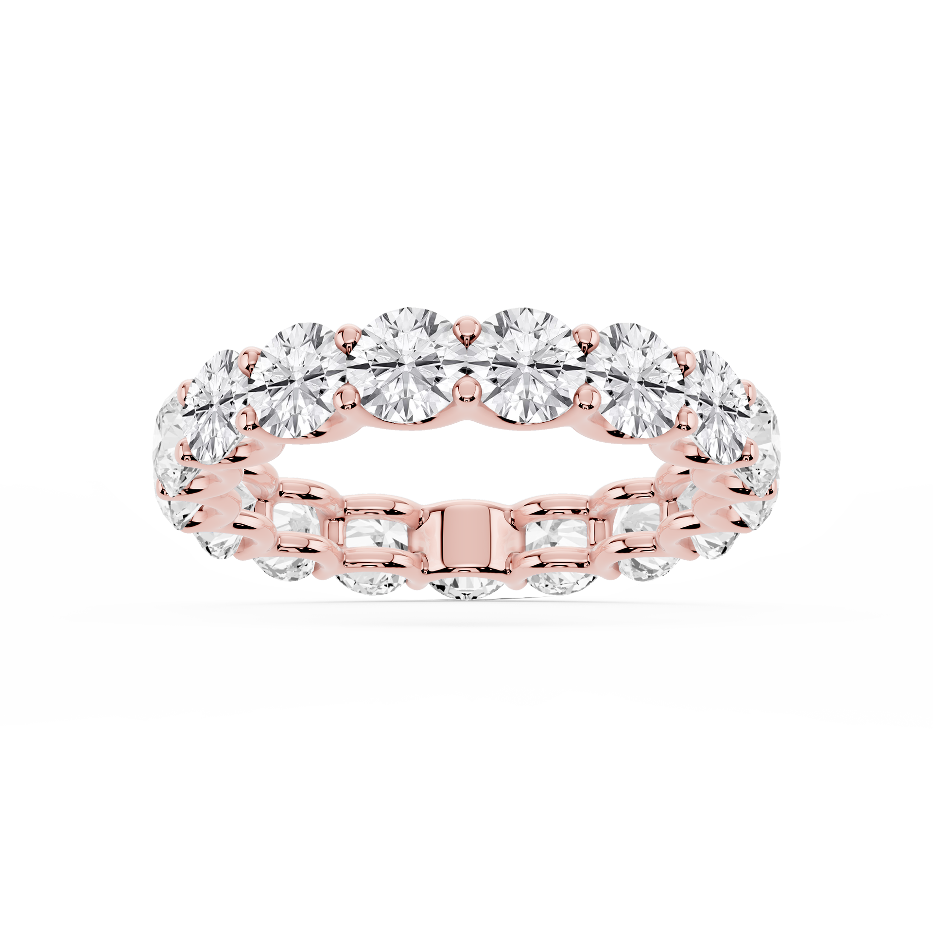 Lovea Romy Eternity Ring Rundschliff – Roségold