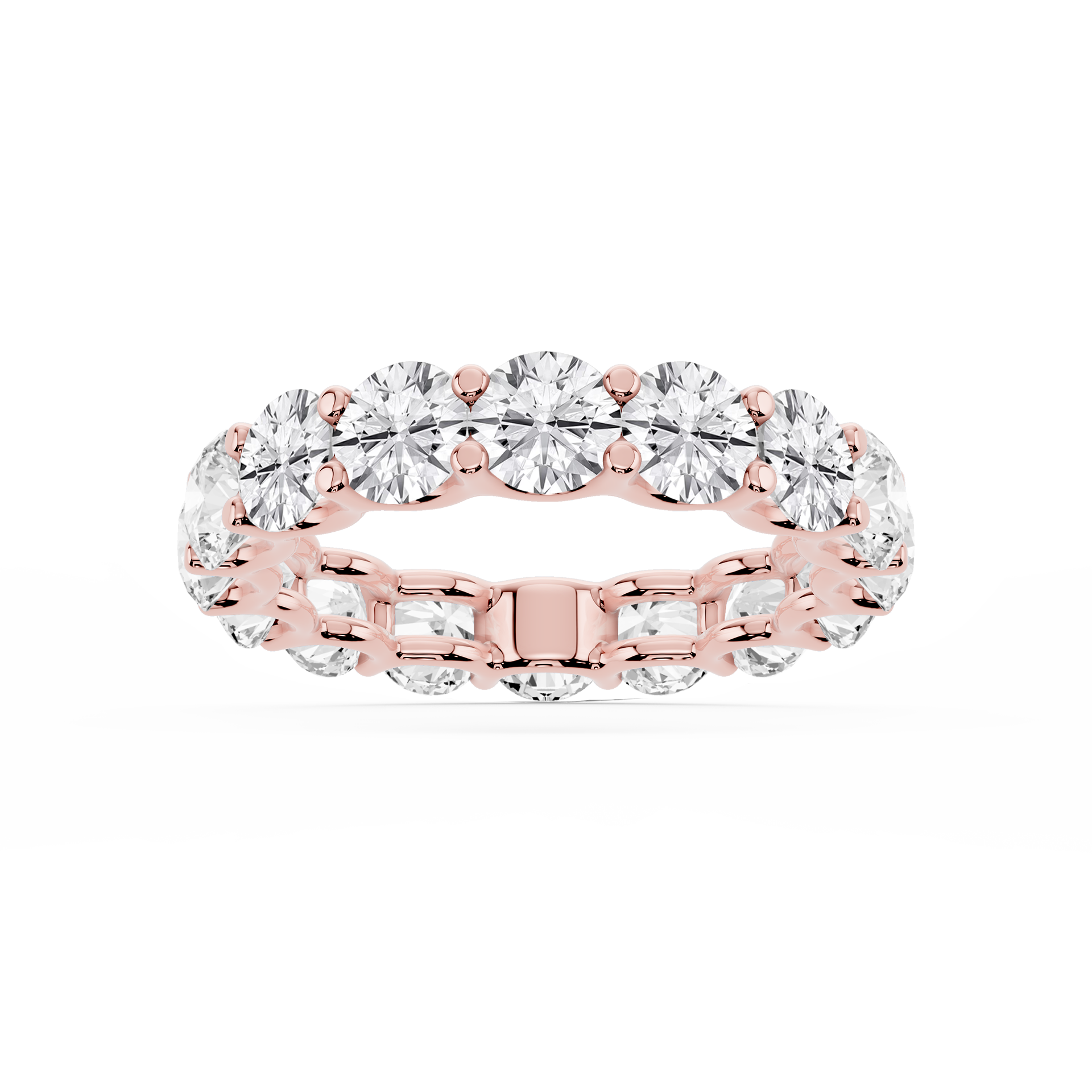 Lovea Romy Eternity Ring Rundschliff – Roségold
