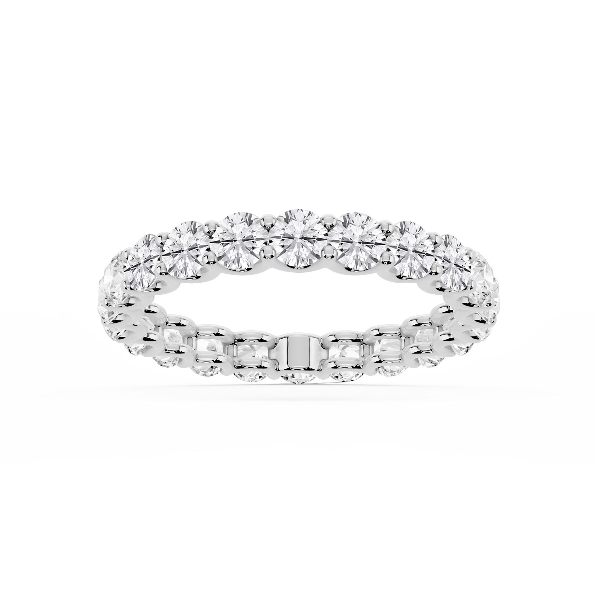 Lovea Romy Eternity Ring Rundschliff – Weißgold