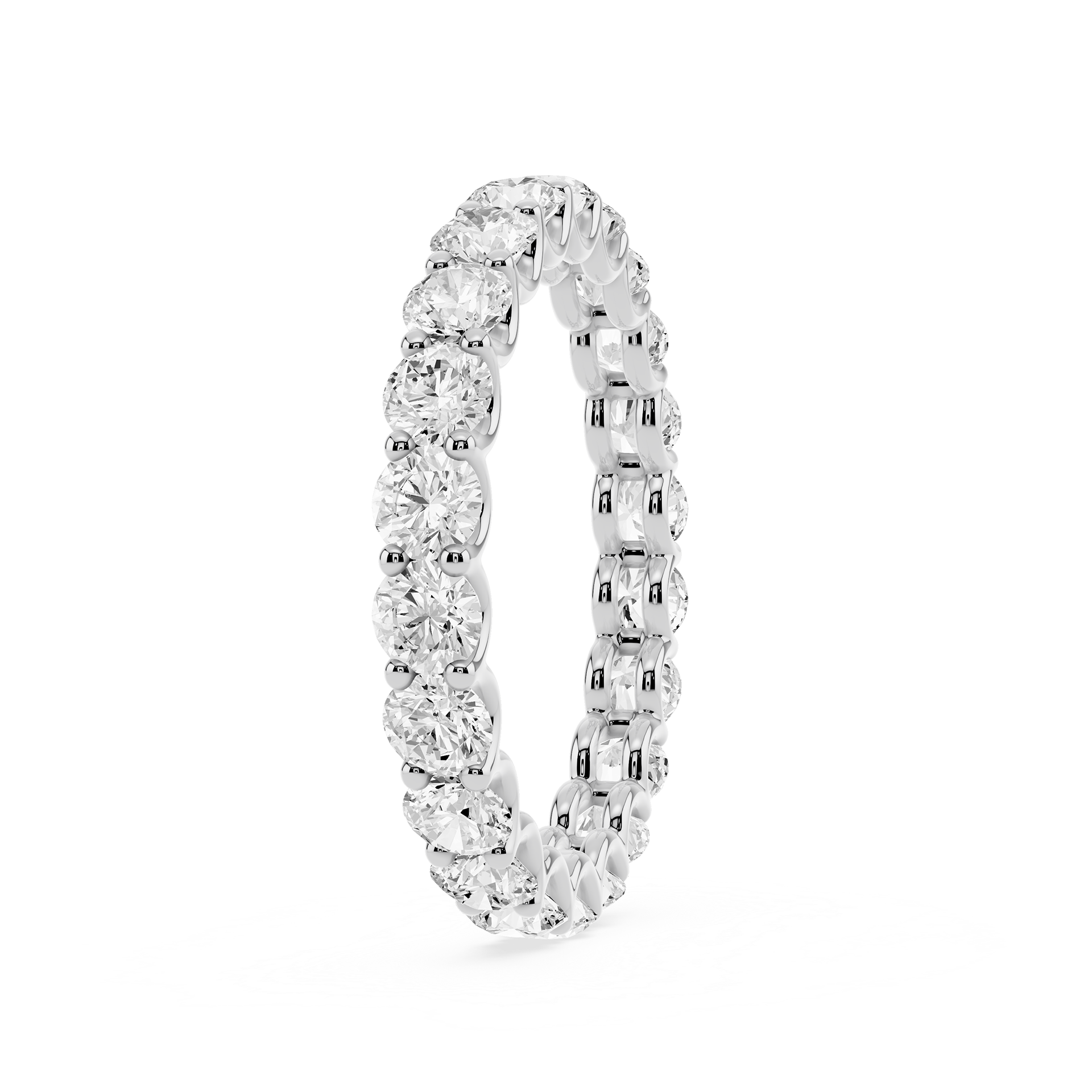 Lovea Romy Eternity Ring Rundschliff – Weißgold