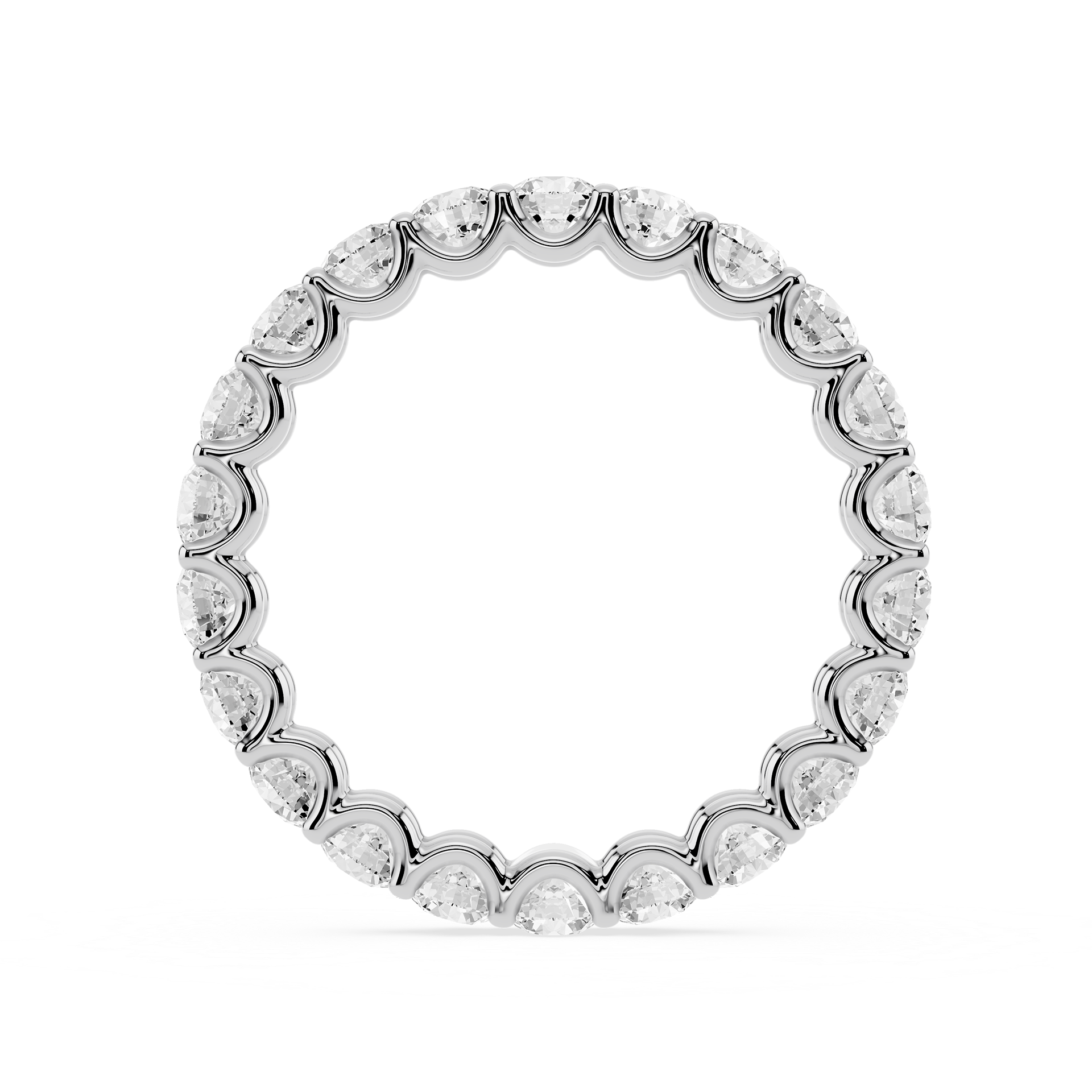 Lovea Romy Eternity Ring Rundschliff – Weißgold