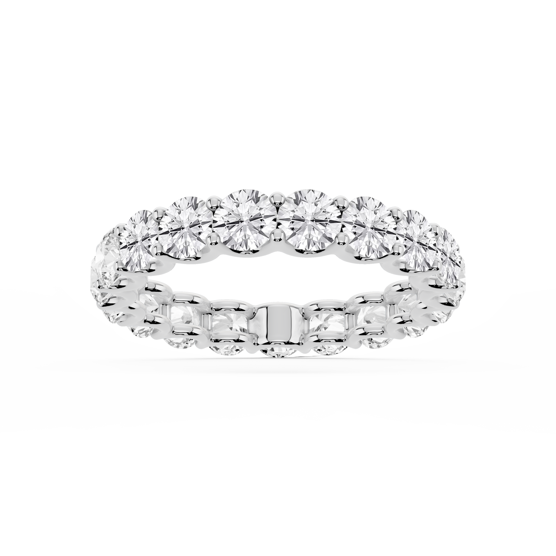 Lovea Romy Eternity Ring Rundschliff – Weißgold