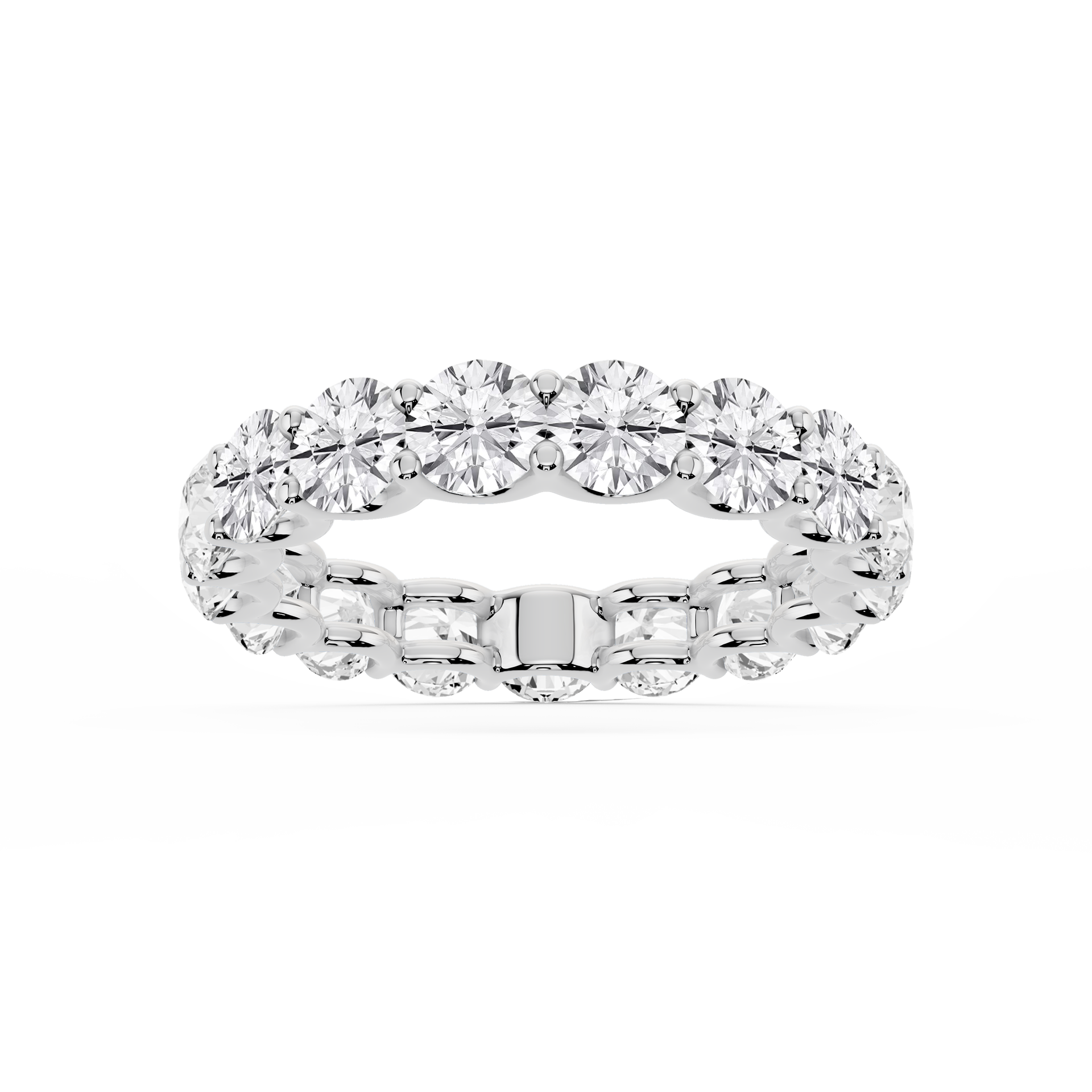 Lovea Romy Eternity Ring Rundschliff – Weißgold