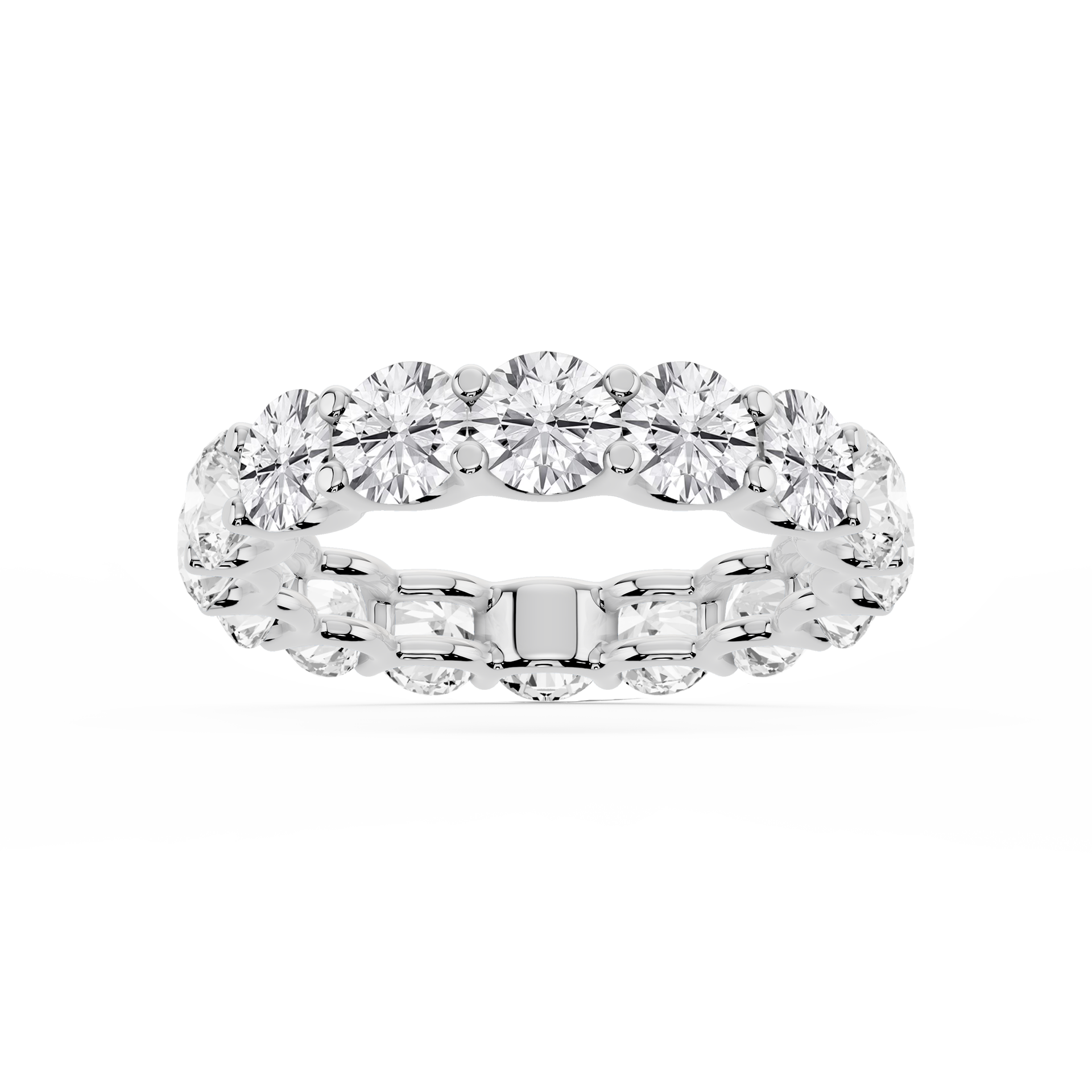 Lovea Romy Eternity Ring Rundschliff – Weißgold