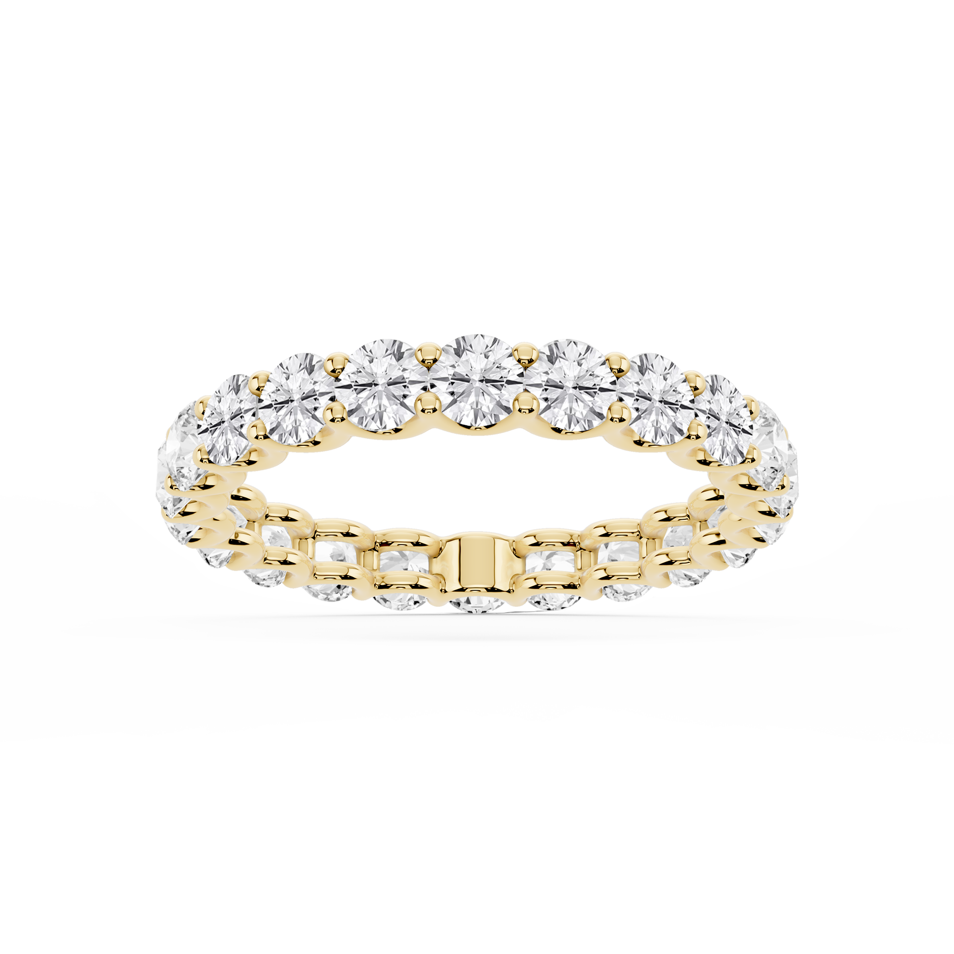 Lovea Romy Eternity Ring Rundschliff – Gelbgold