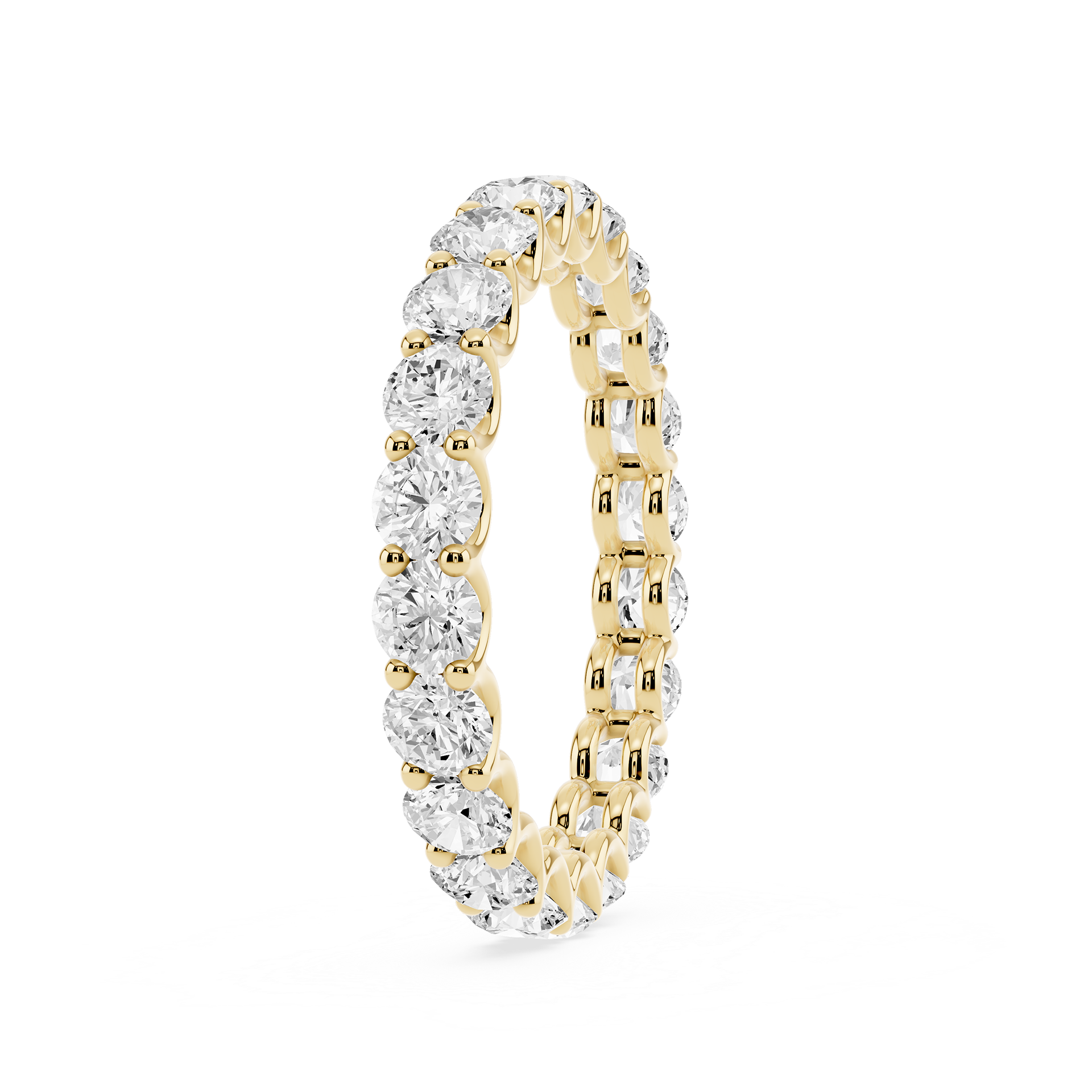 Lovea Romy Eternity Ring Rundschliff – Gelbgold