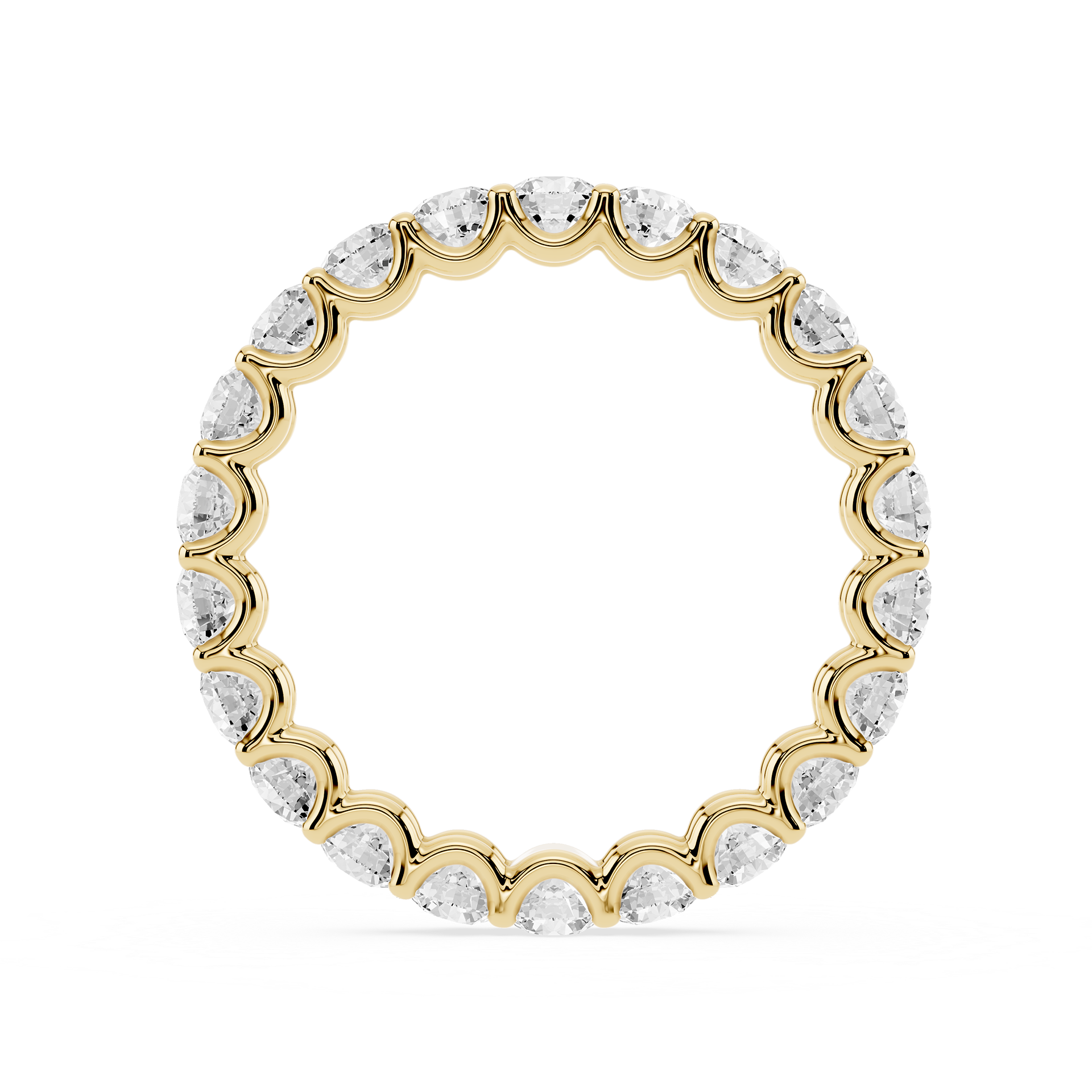 Lovea Romy Eternity Ring Rundschliff – Gelbgold