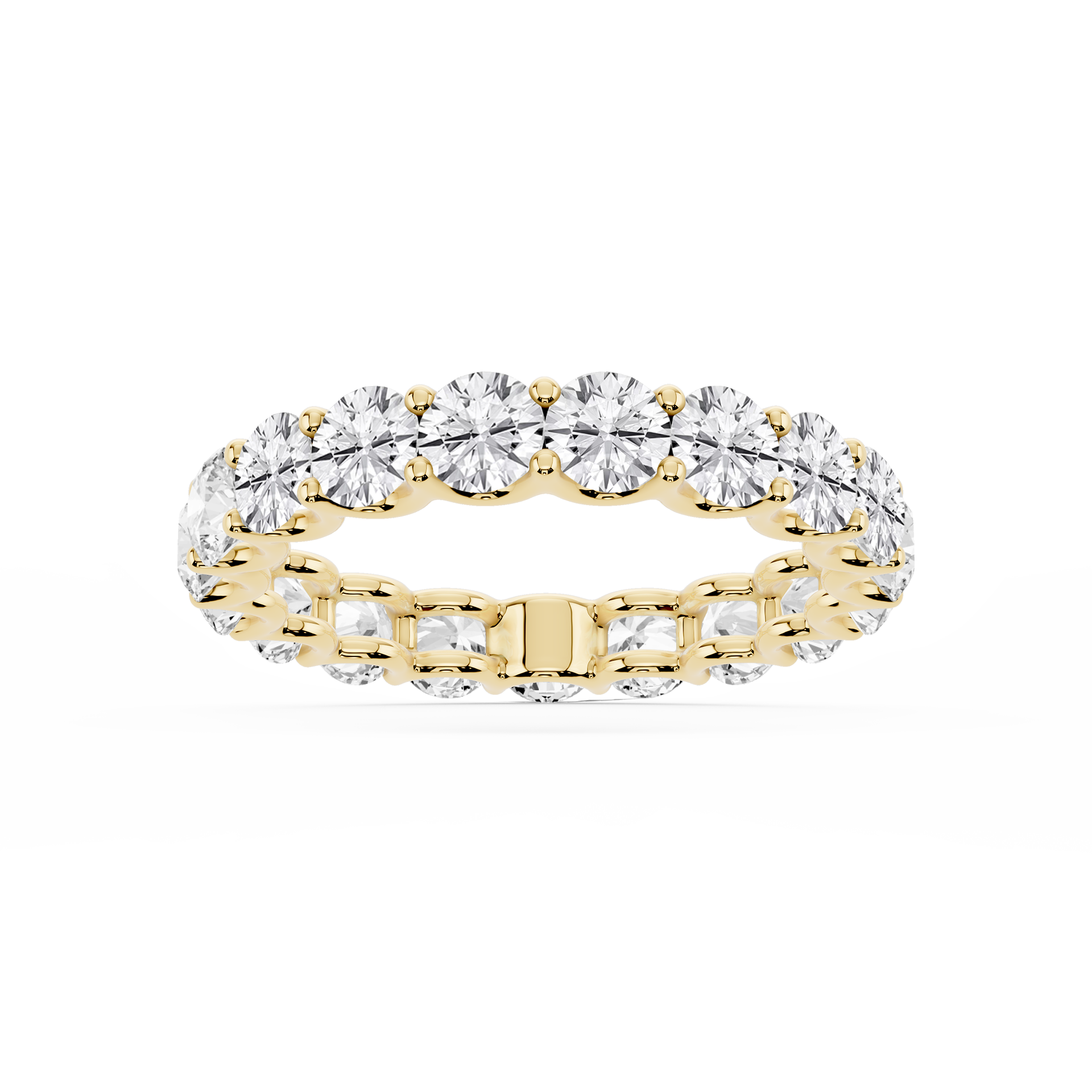 Lovea Romy Eternity Ring Rundschliff – Gelbgold