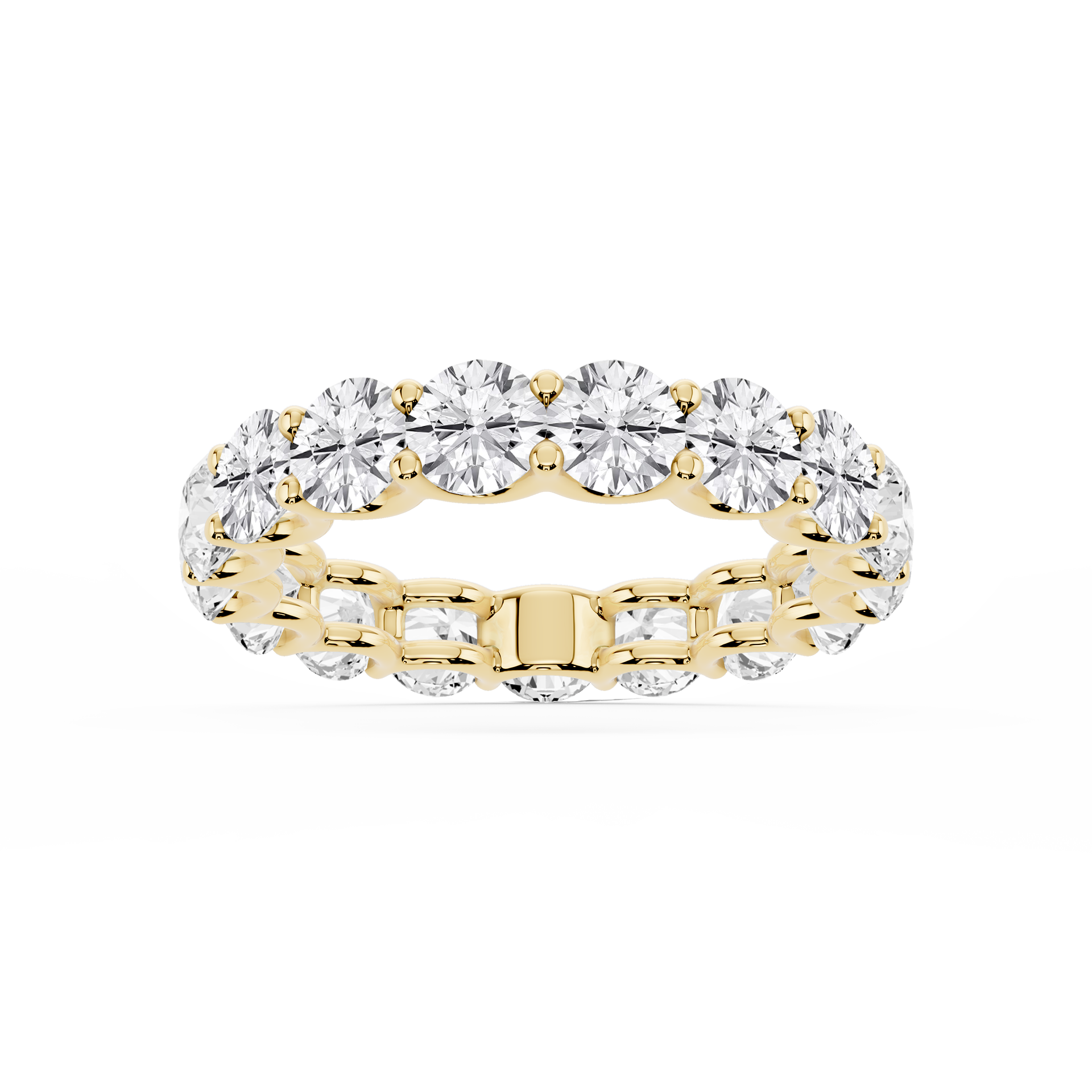 Lovea Romy Eternity Ring Rundschliff – Gelbgold