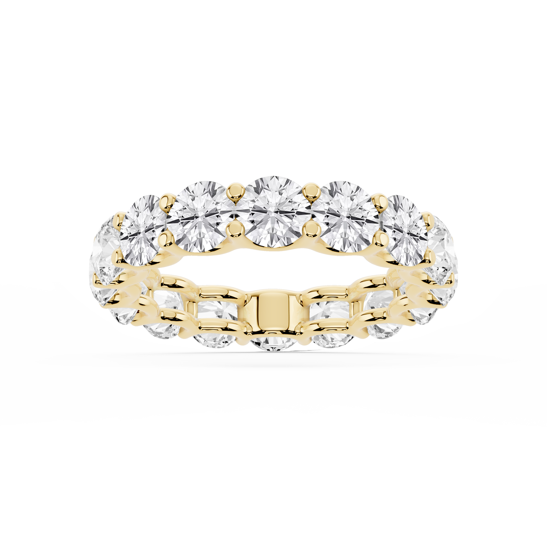 Lovea Romy Eternity Ring Rundschliff – Gelbgold
