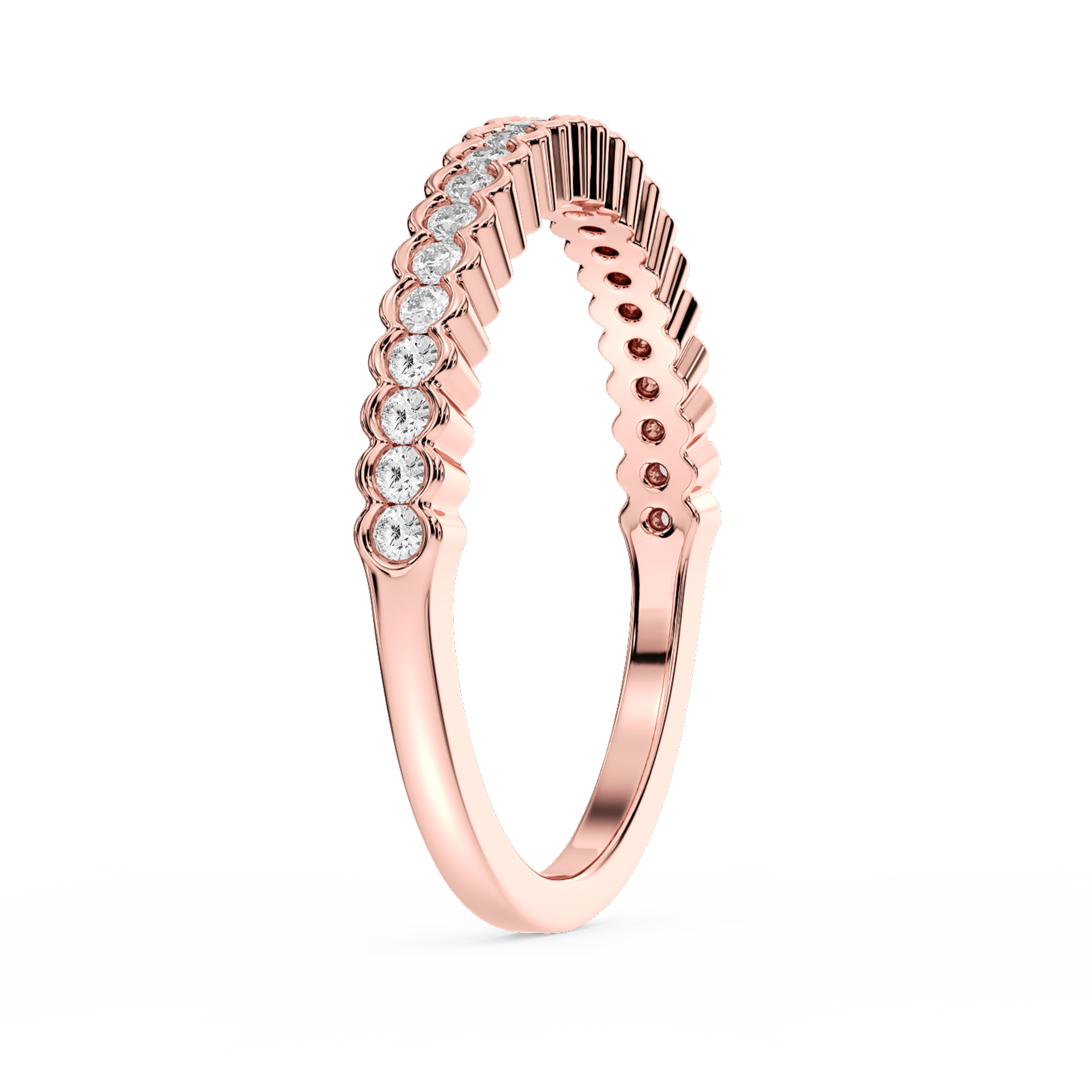 Lovea Rivka Vorsteckring – Halbzarge – Roségold