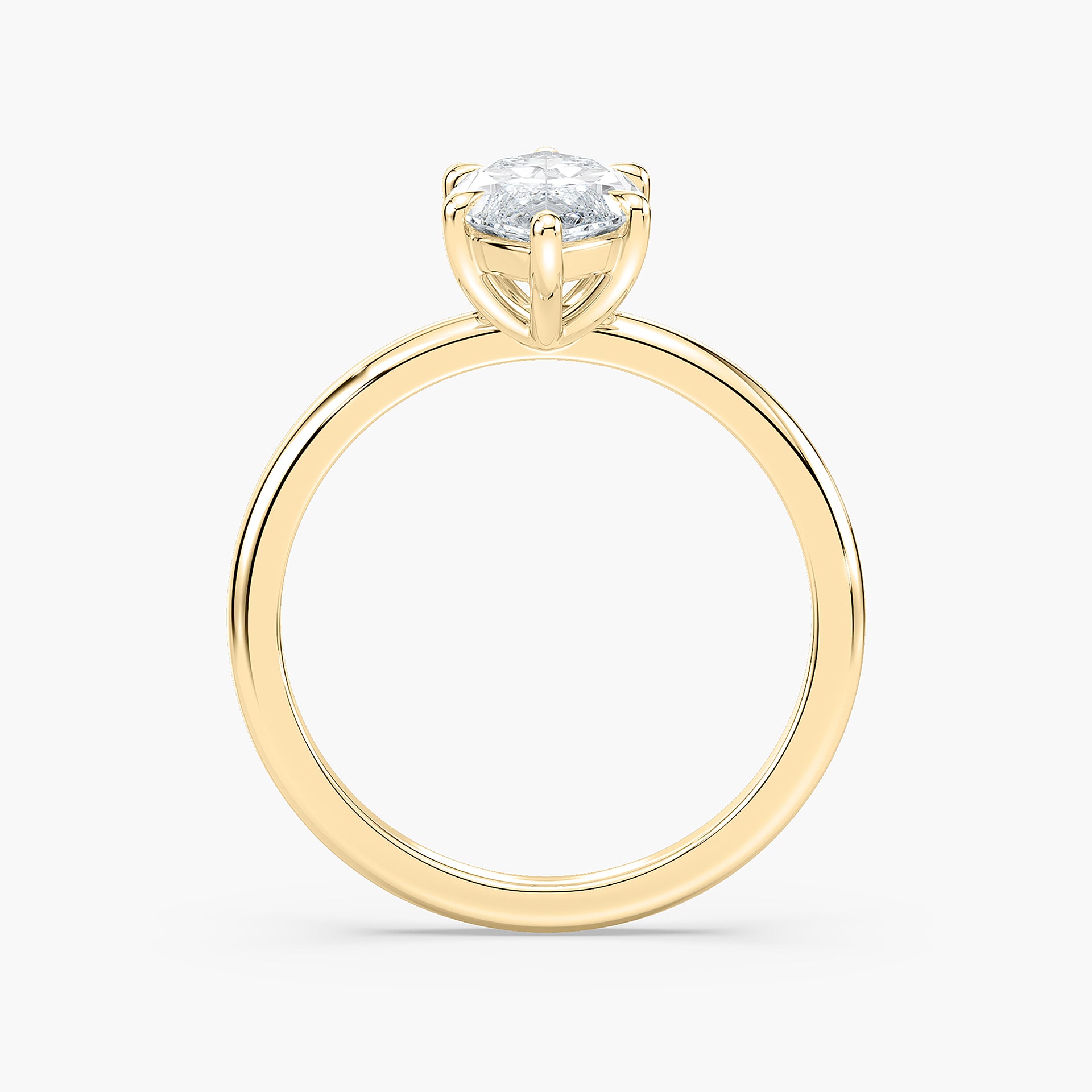 Clara Verlobungsring – Gelbgold