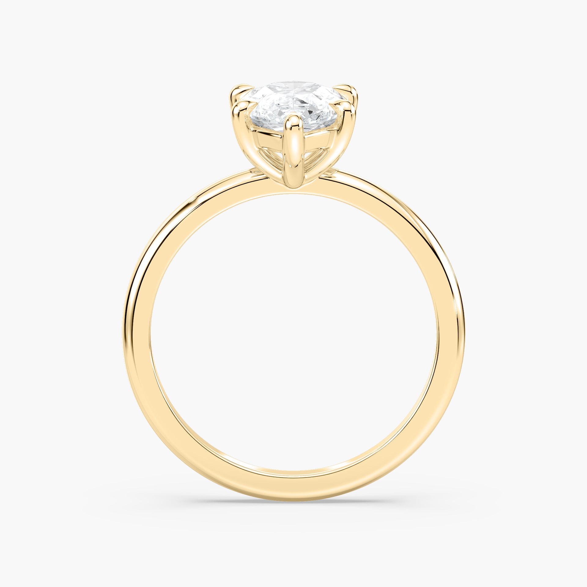 Clara Verlobungsring – Gelbgold