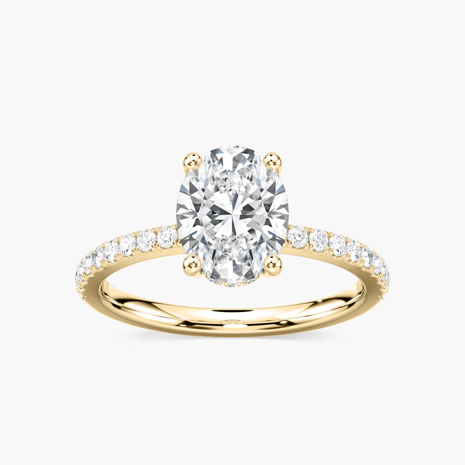 Luisa Verlobungsring – Gelbgold