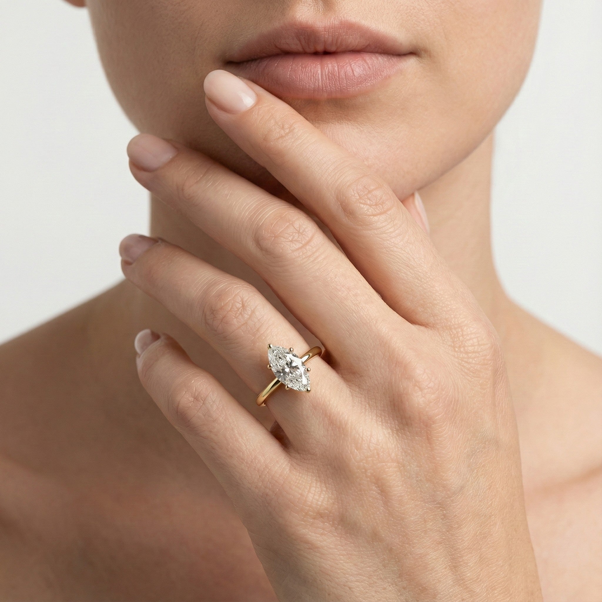 Greta Verlobungsring – Gelbgold