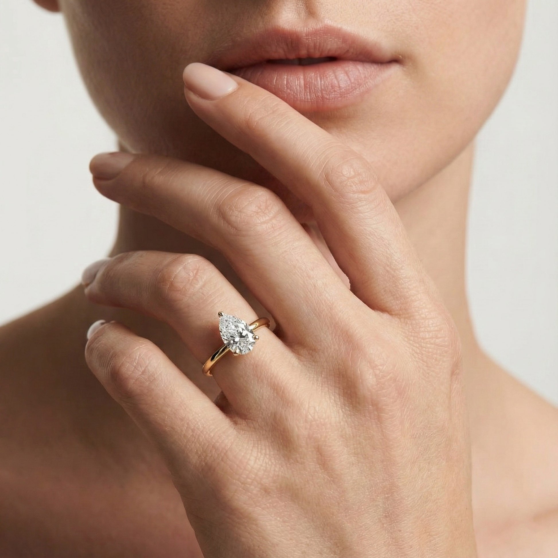 Greta Verlobungsring – Gelbgold